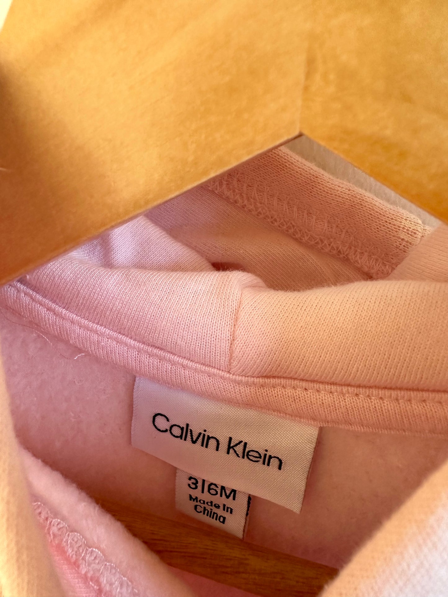 Calvin Klein Hooded Jumpsuit / 3-6m