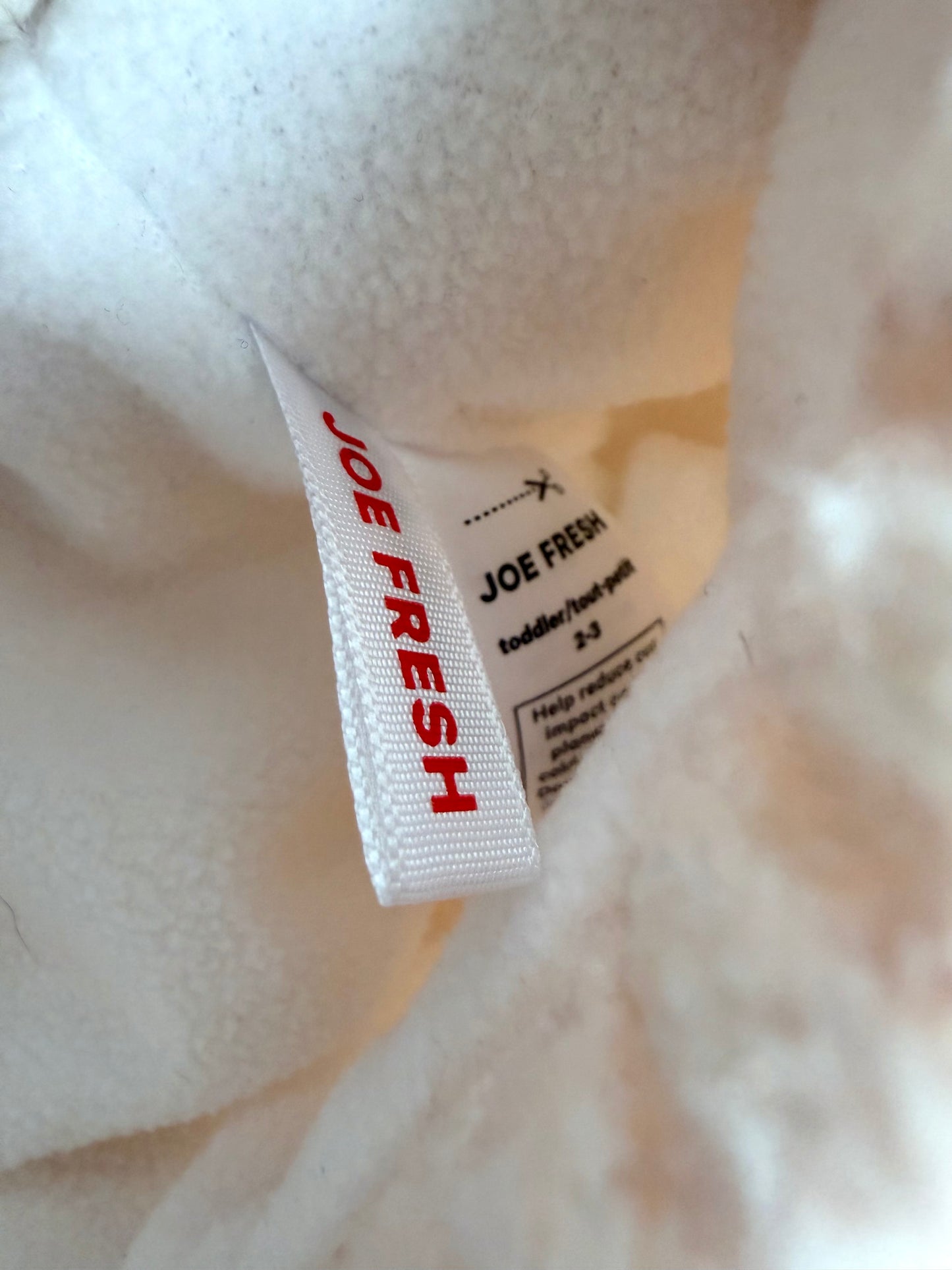 Cream Toque + Mits / 2-3T