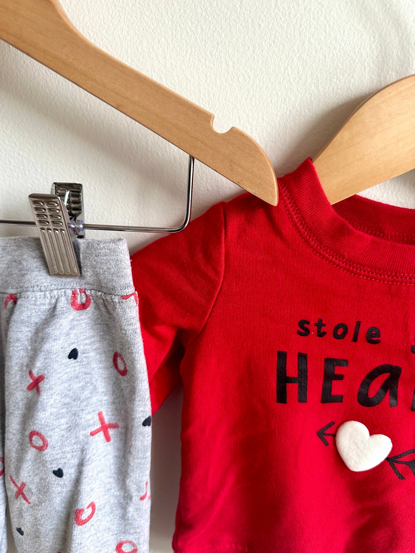 Stole your Heart Sweater + Pants Set / 6m