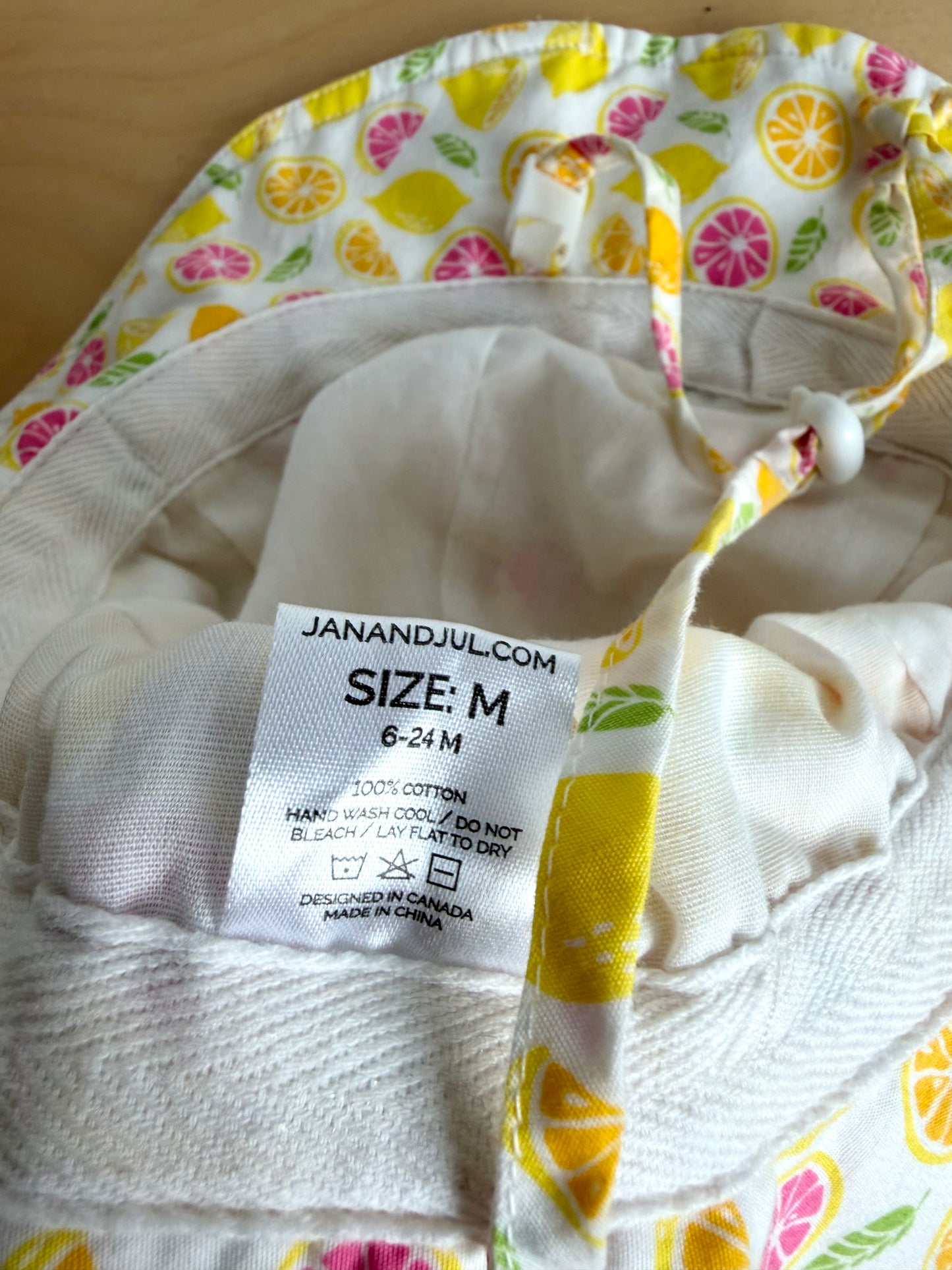 Jan & Jul Fruit Cotton Strap Hat / 6-24m