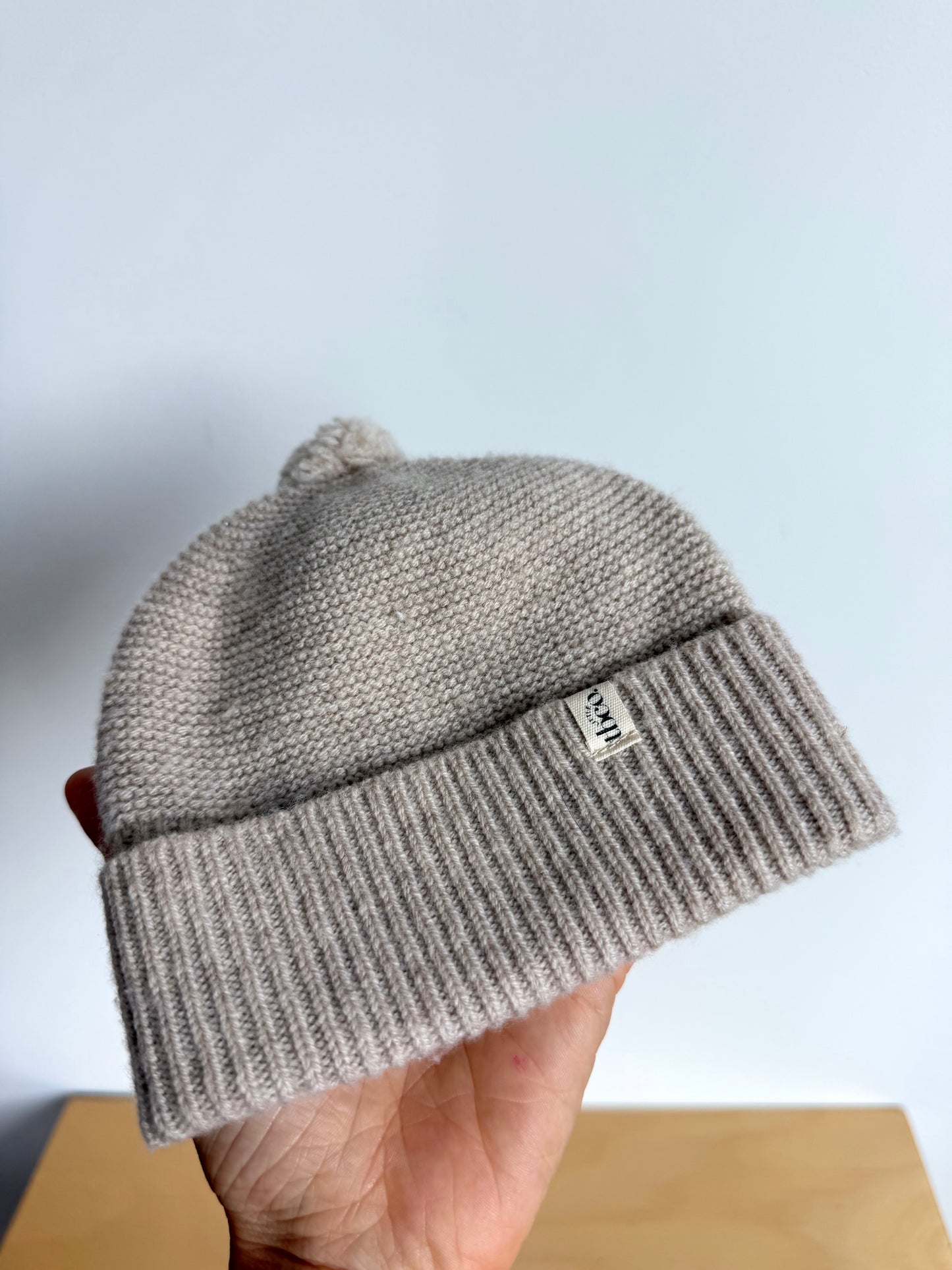 Merino Wool Oat Toque / 0-6m