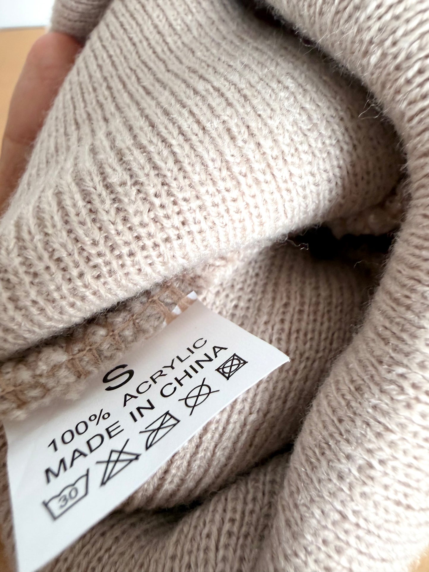 Mebie Baby Tan Toque / 3-12m