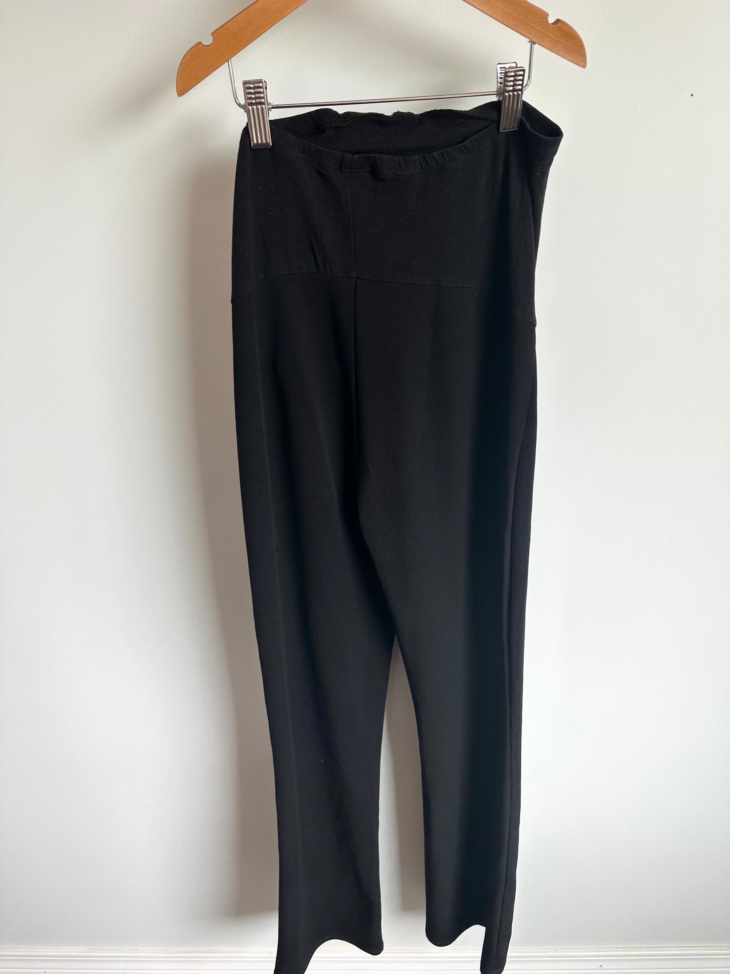 H&M Black Stretch Maternity Dress Pant / S