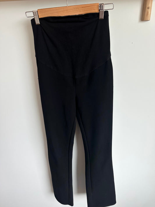 H&M Black Stretch Maternity Dress Pant / XS