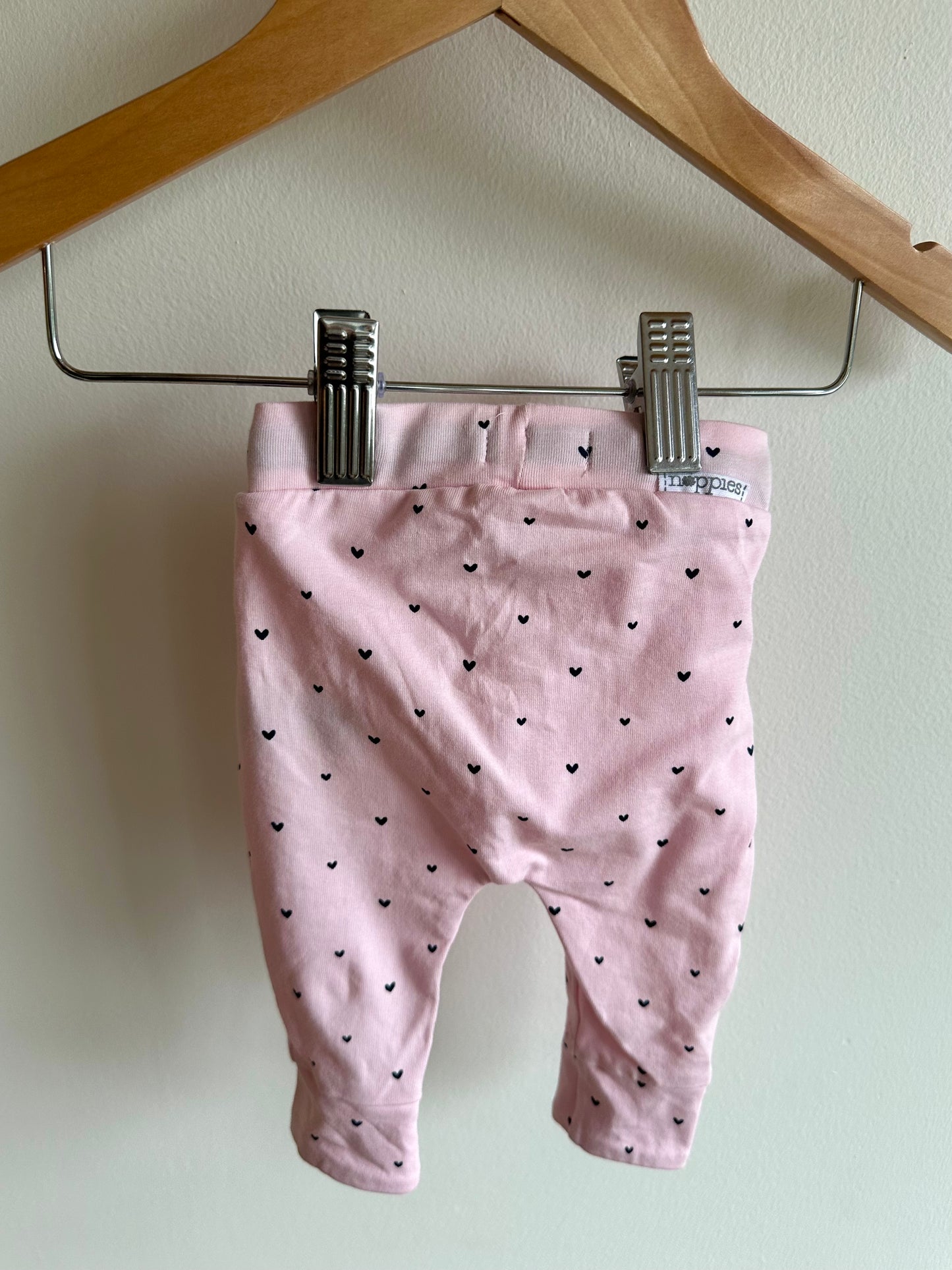 Noppies Pink Heart Pants / 0m