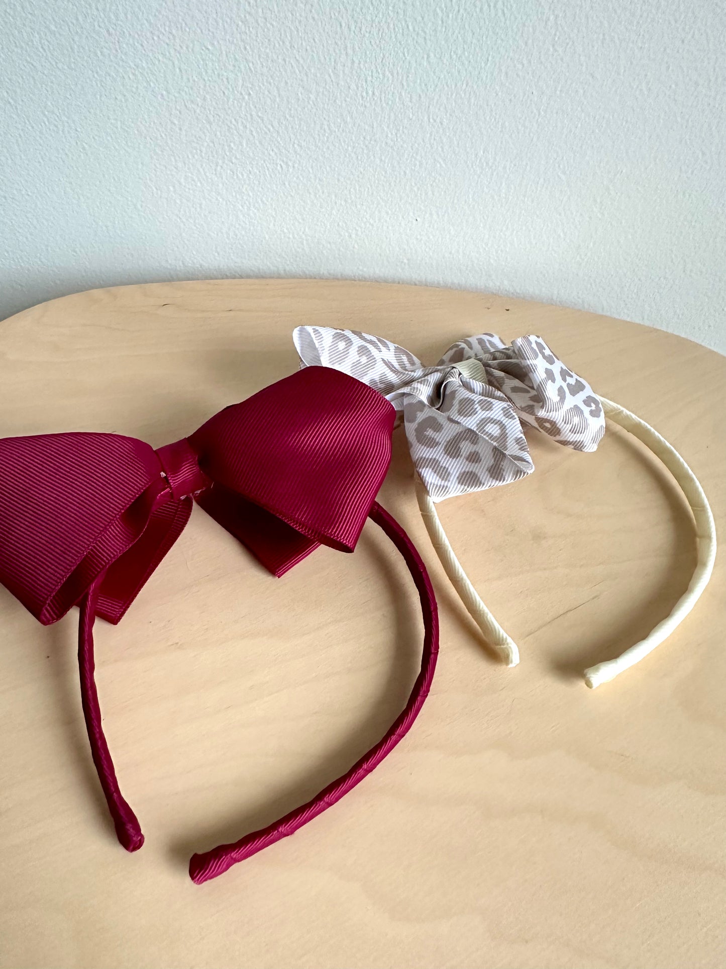 Two Headbands with Bows / 6-12m?
