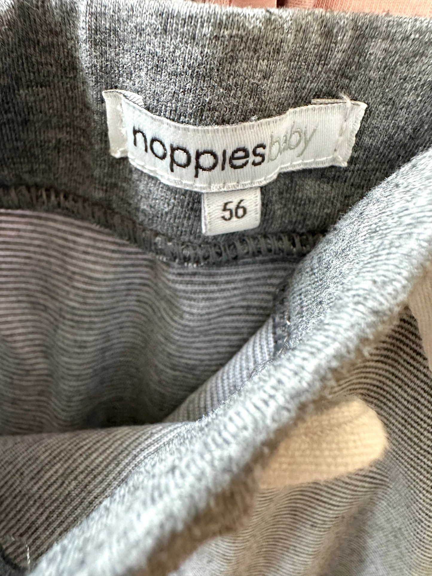 Noppies Grey Striped Pants / 1-2m