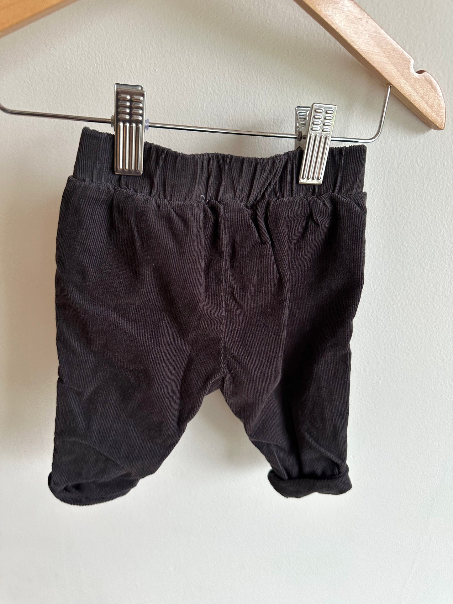 Miles the Label Black Corduroy Bow Pants / 3m