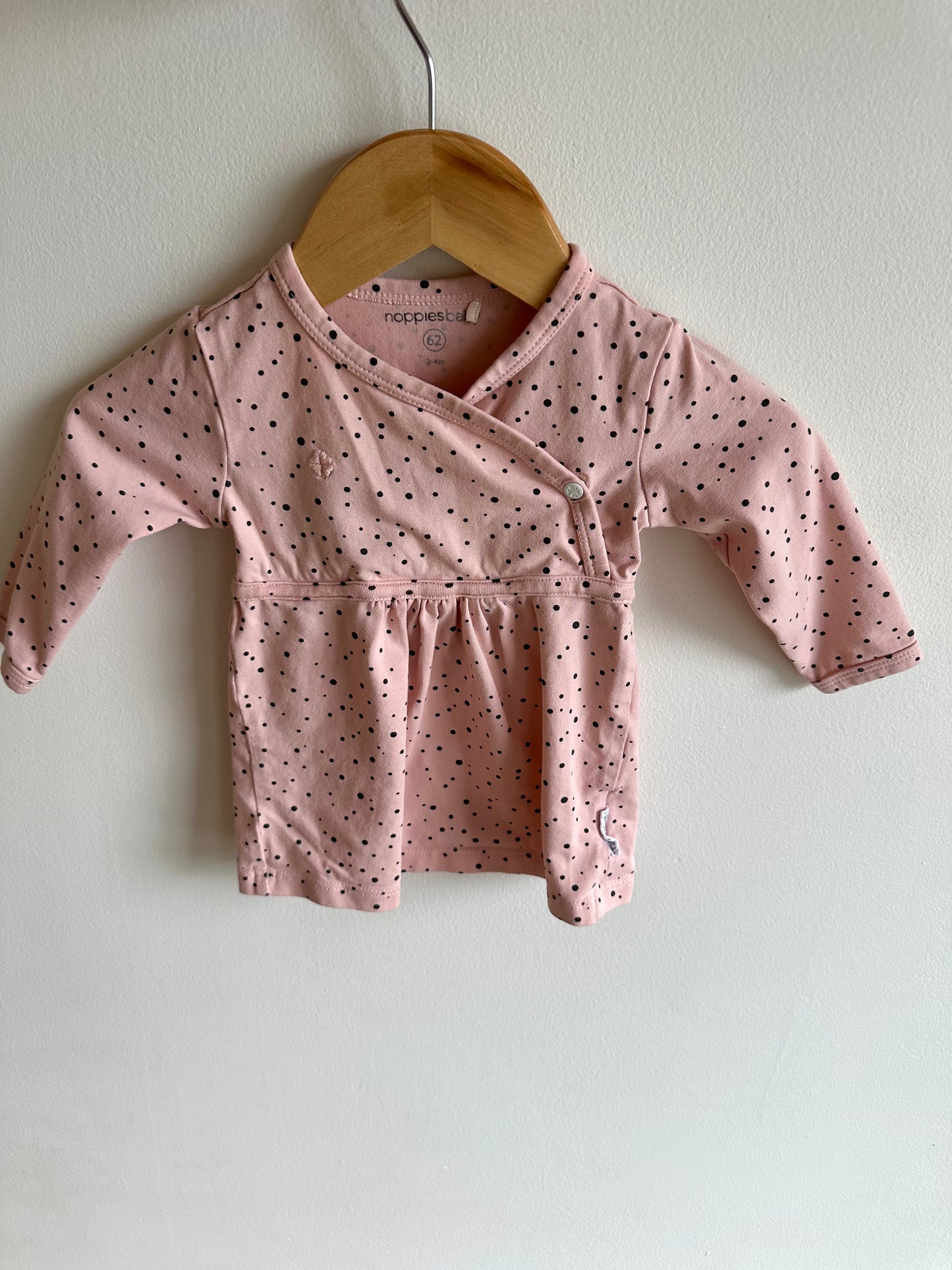 Noppies Pink Speckled Dress / 2-4m