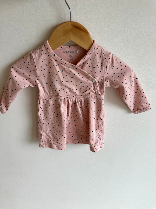 Noppies Pink Speckled Dress / 2-4m