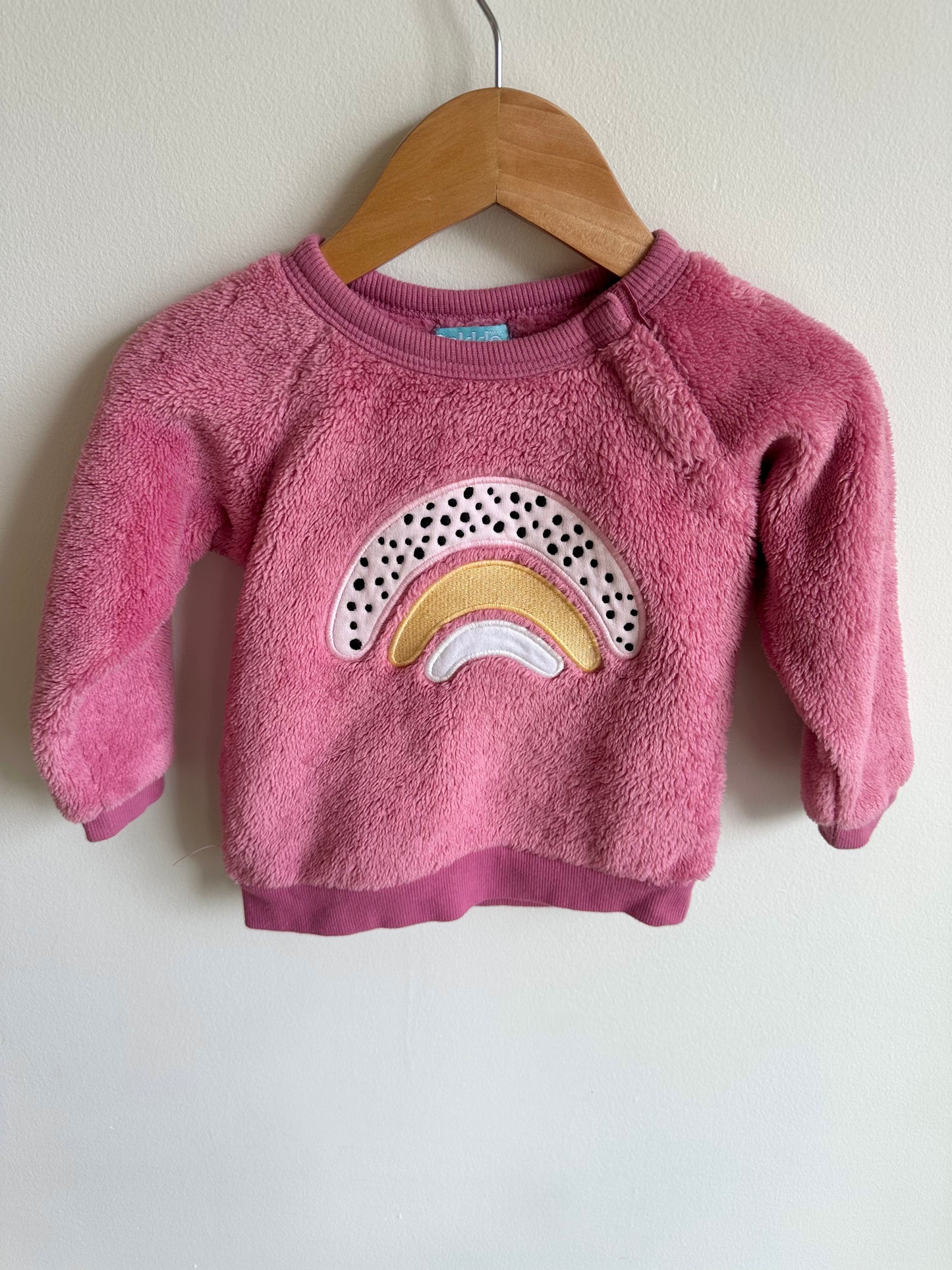 Rainbow Pink Sweater / 18m