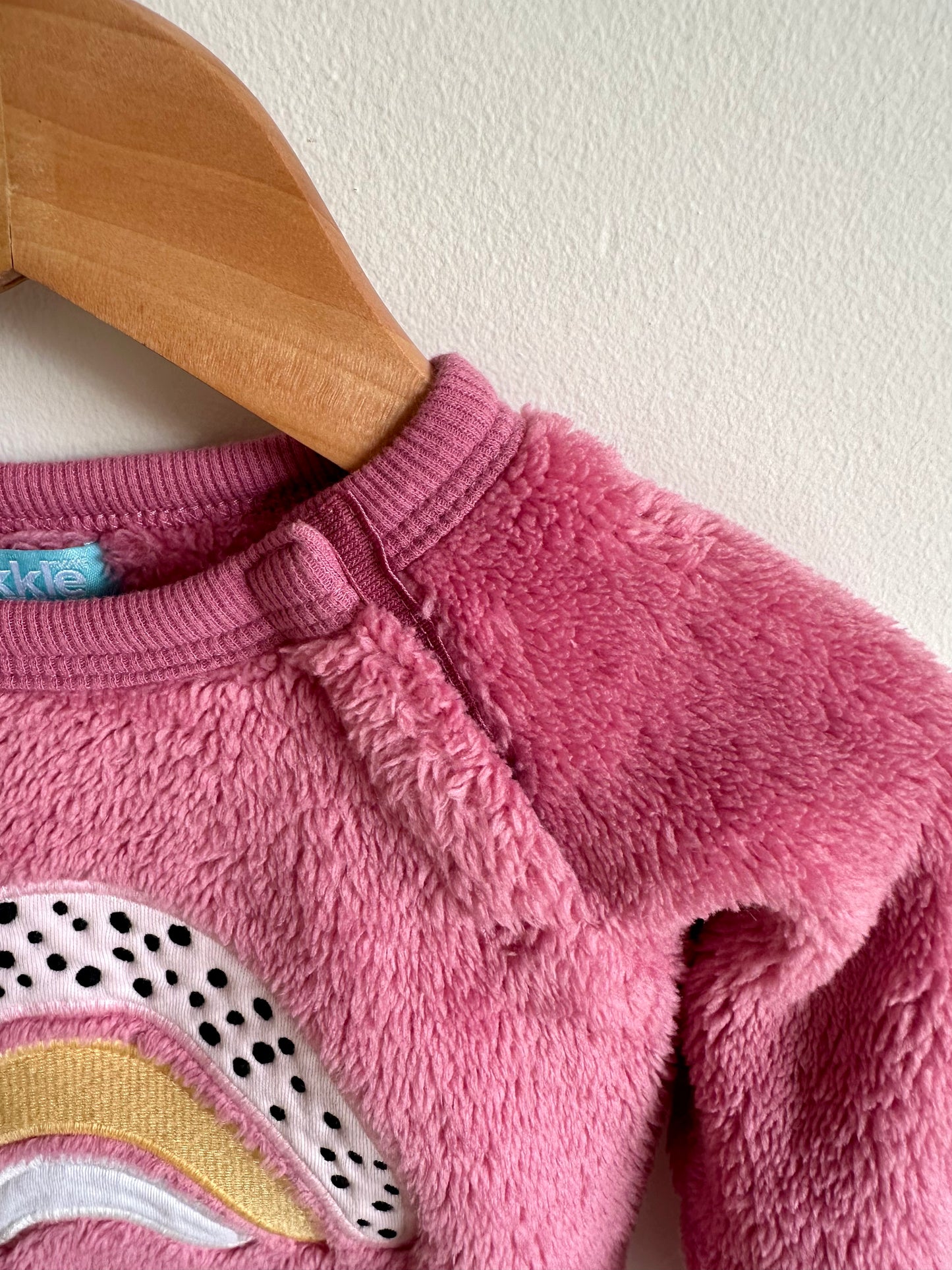 Rainbow Pink Sweater / 18m