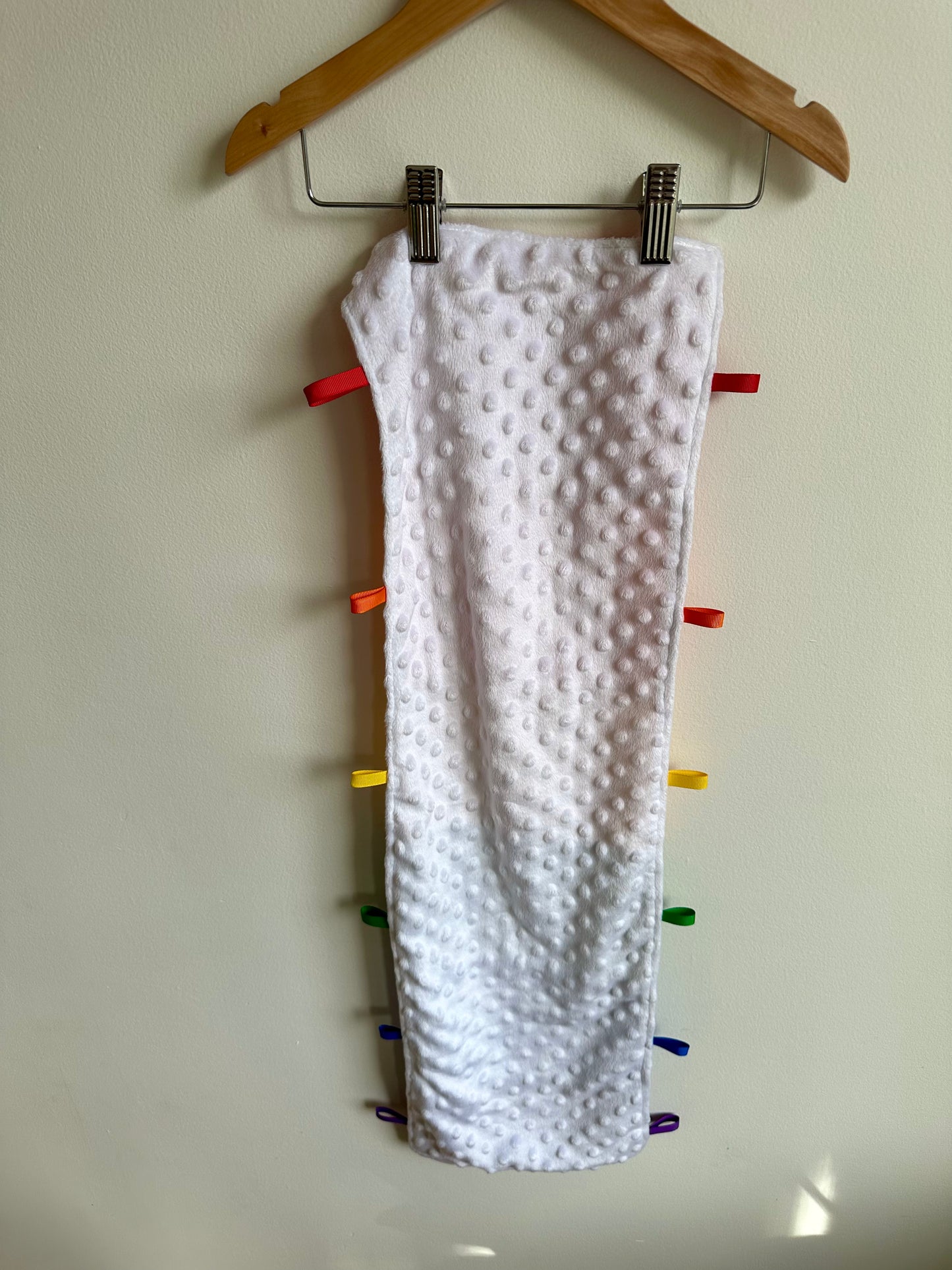 Rainbow Taggy Blanket