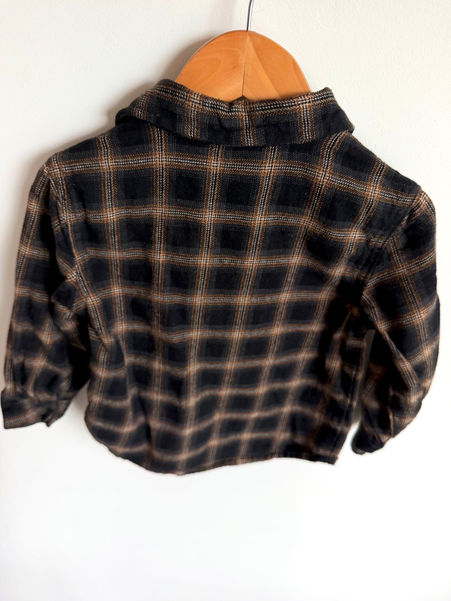 Plaid Button Up Top / 3T