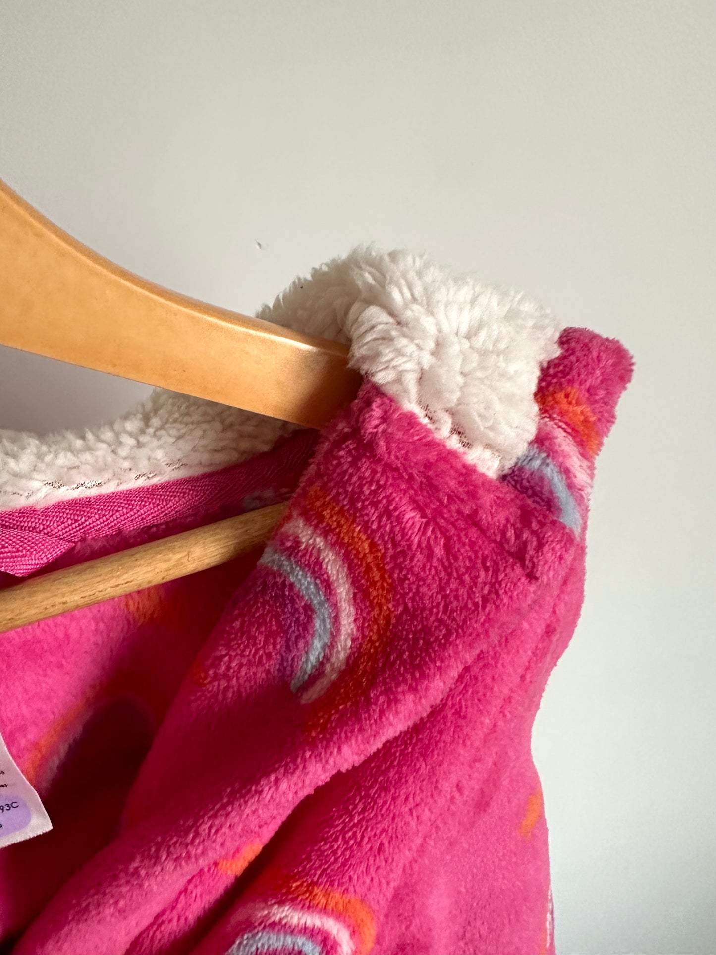 Pink Rainbow Robe / 2-3T
