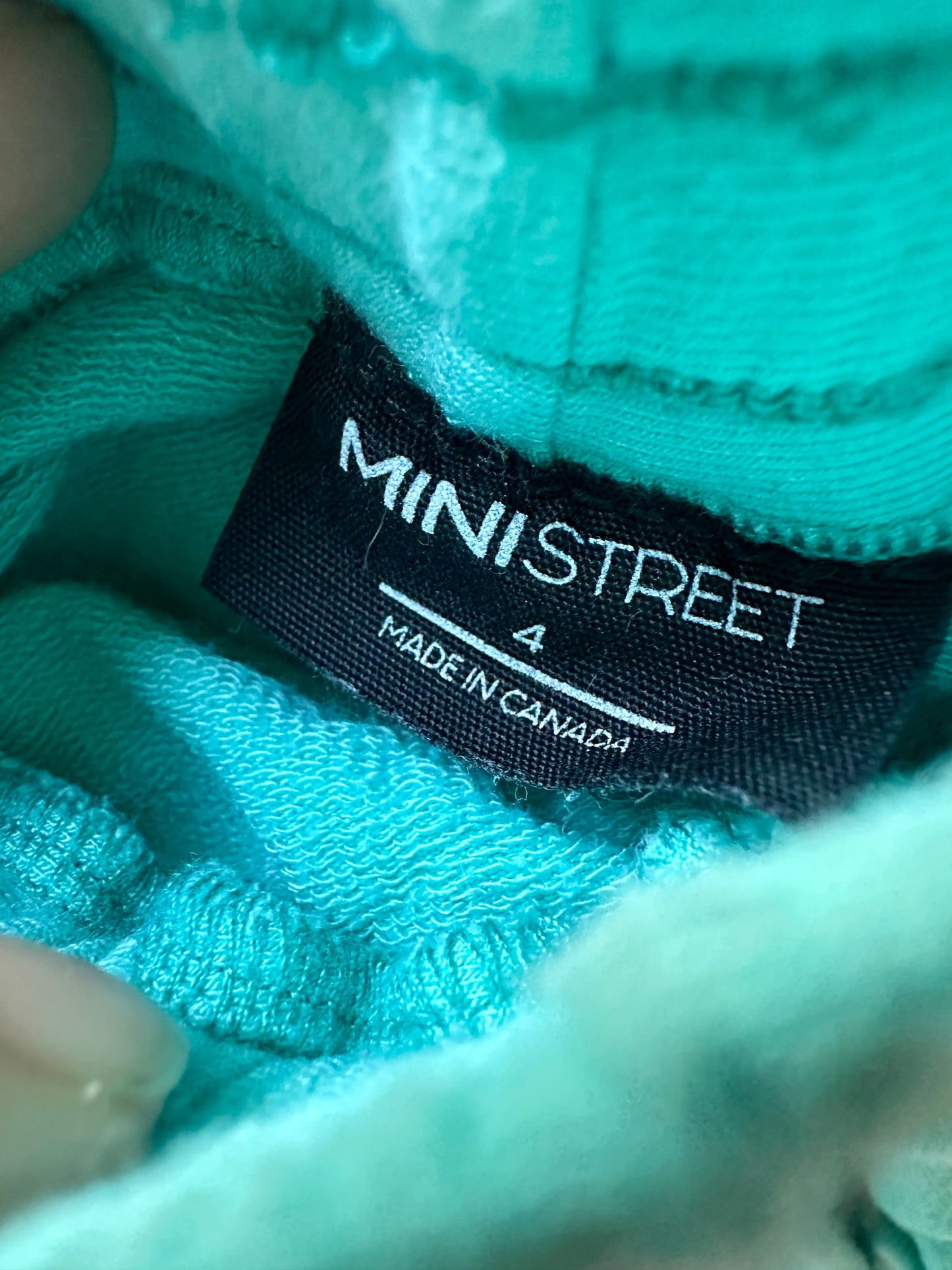 Made In Canada Teal Bamboo Shorts / 3-4T