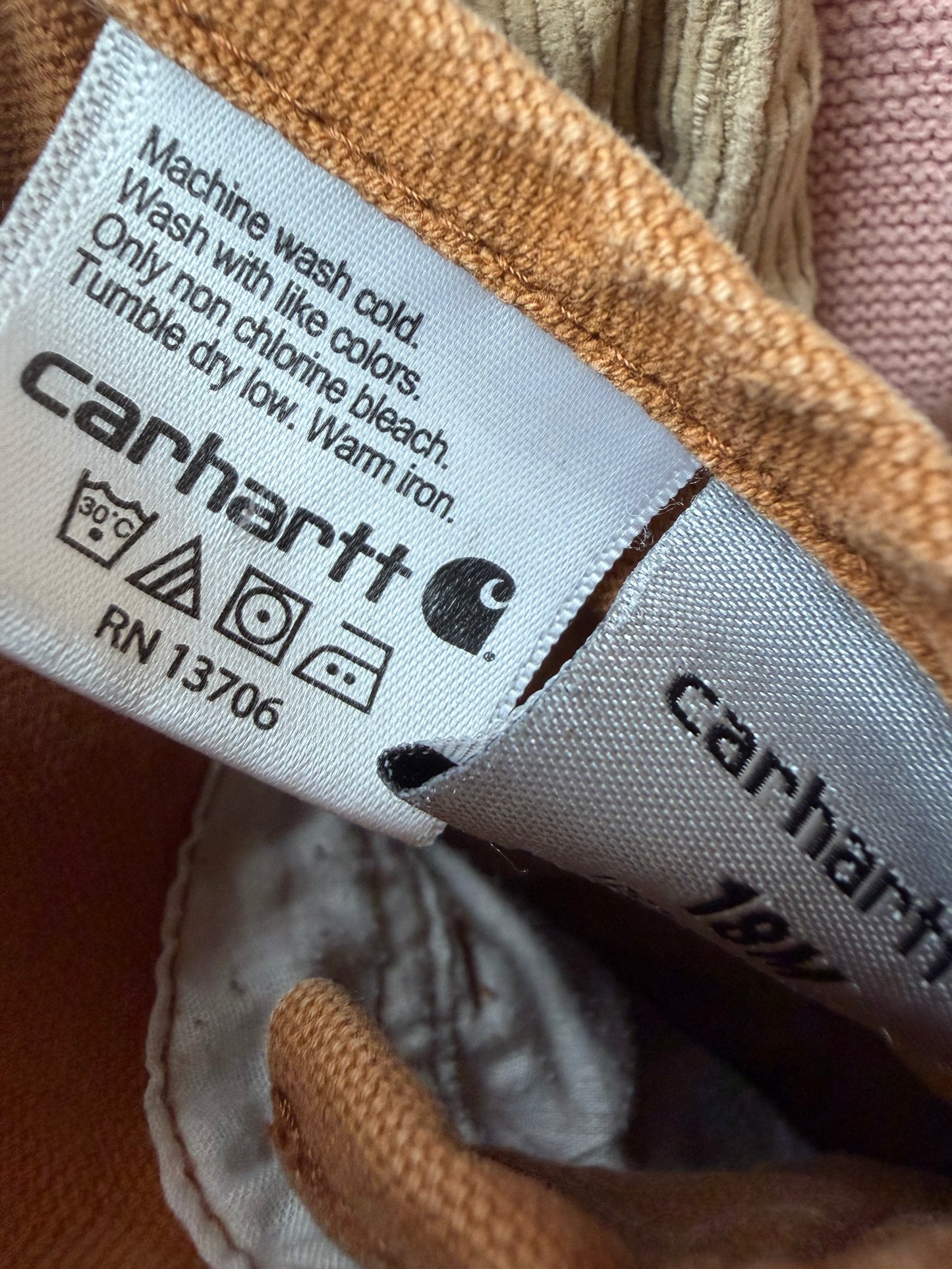 Carharrt Tan Overalls / 18m