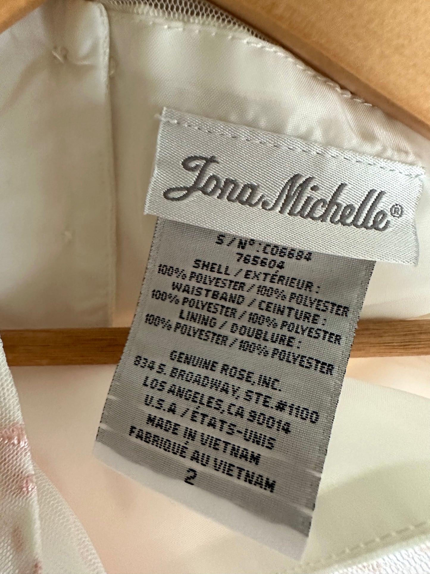 Jona Michelle Pink Bow Tulle Dress / 2T