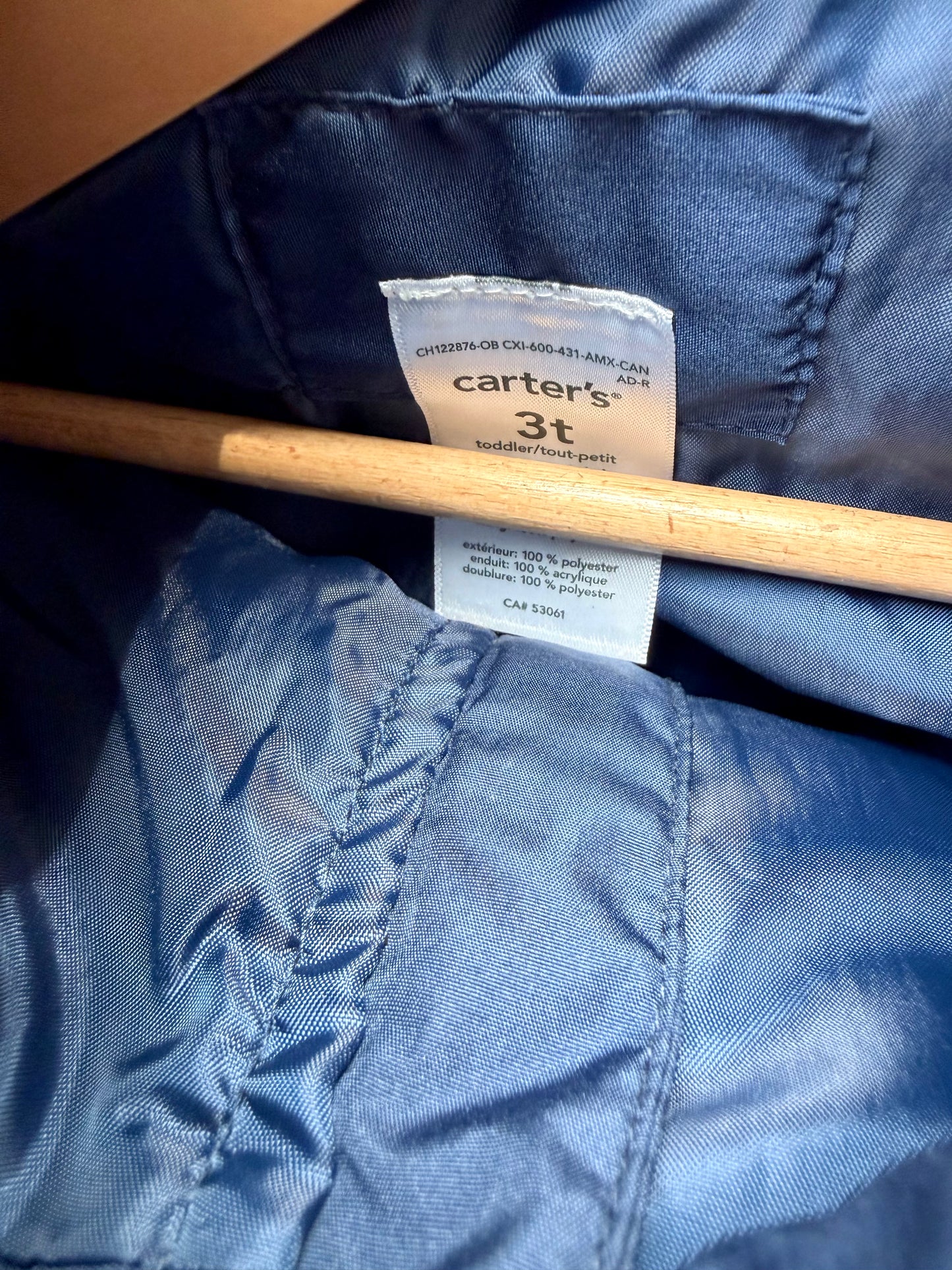 Blue Wind Breaker Coat / 3T
