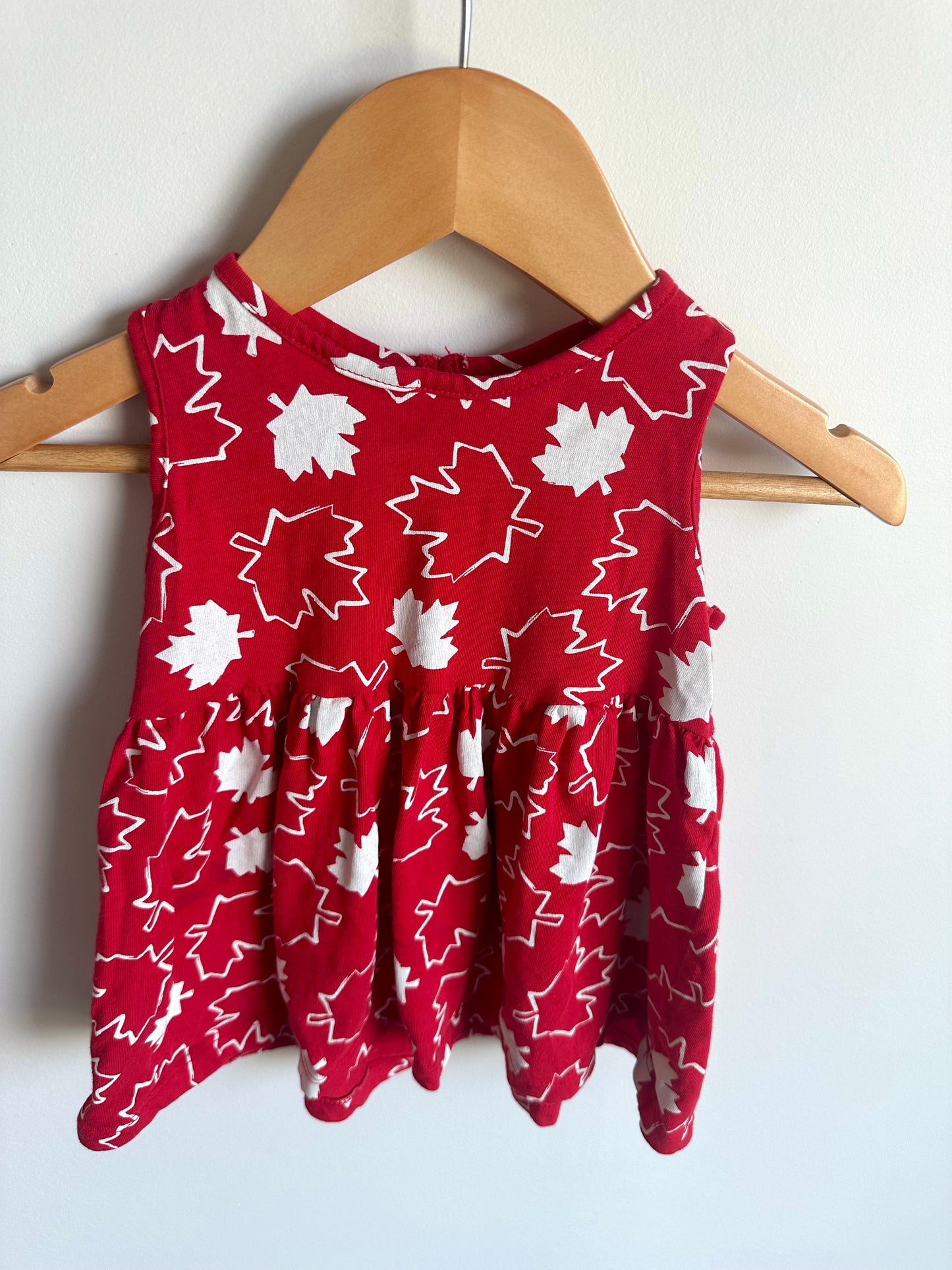 Maple Leaf Tunic Top / 12-18m