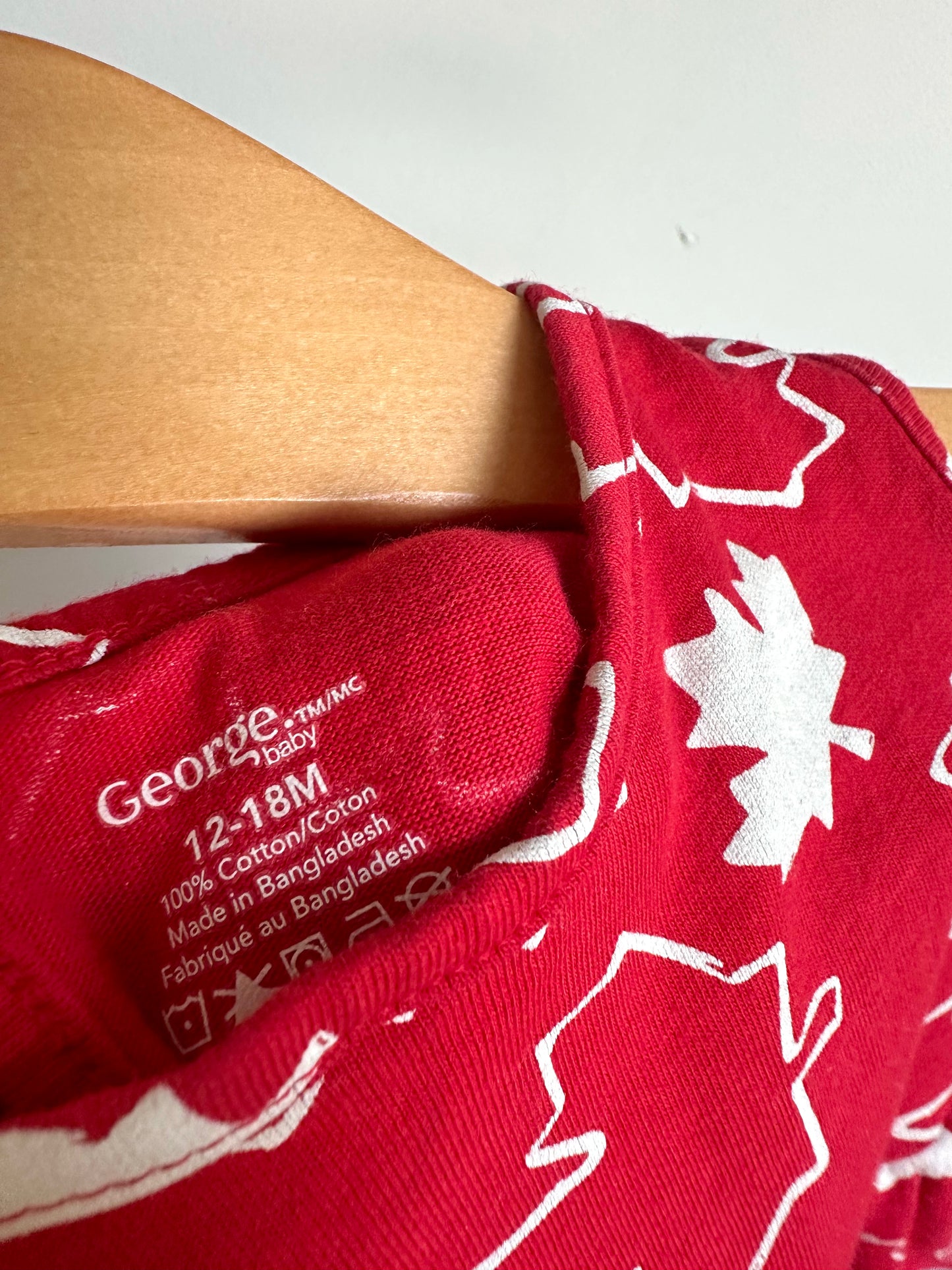 Maple Leaf Tunic Top / 12-18m