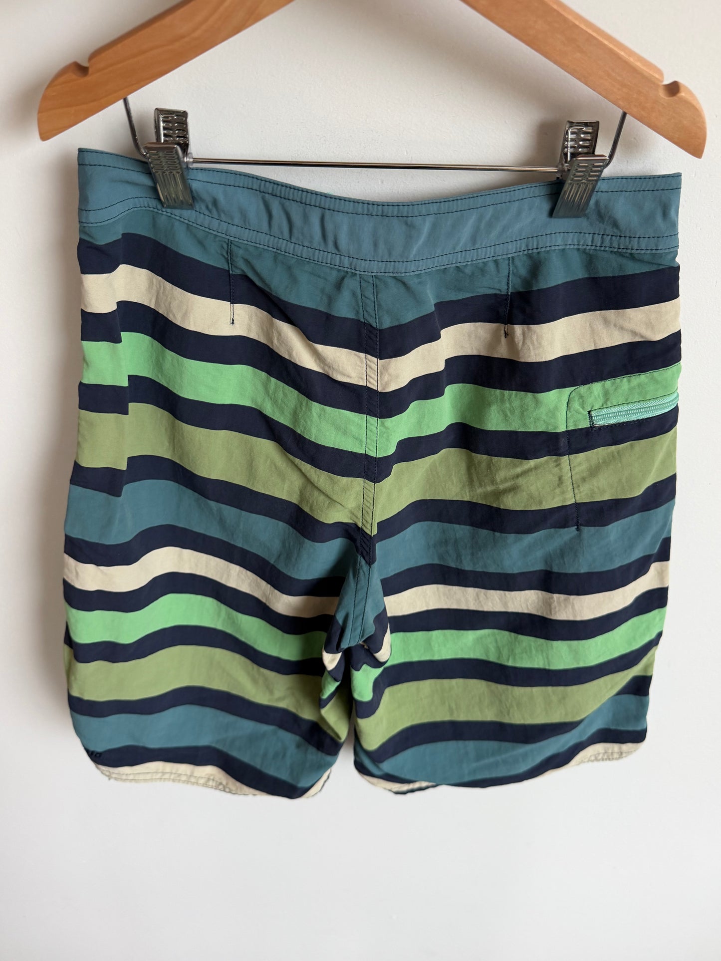 Patagonia Blue Green Swim Shorts / 12 years