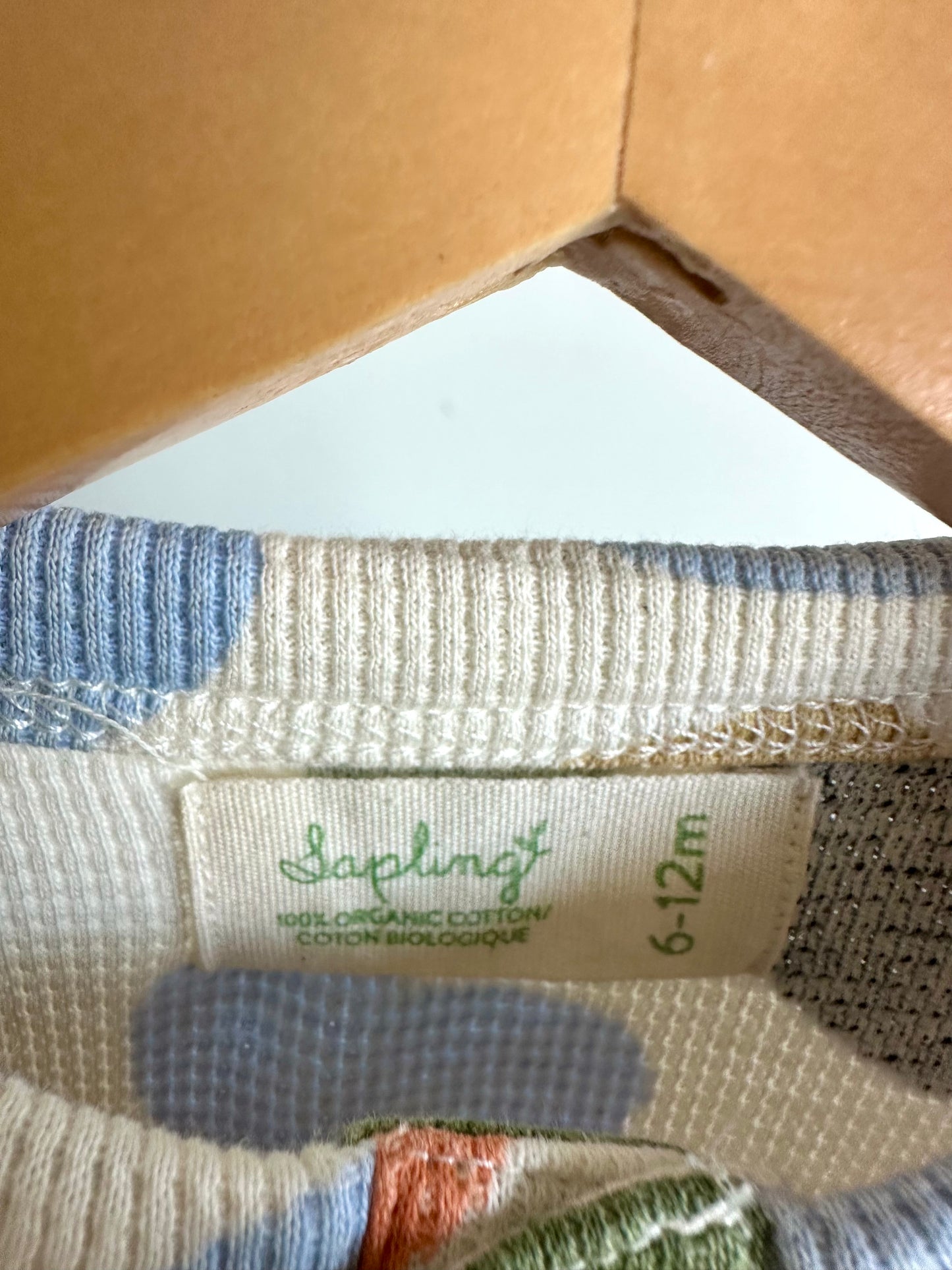 Organic Spotted Colored Top / 6-12m
