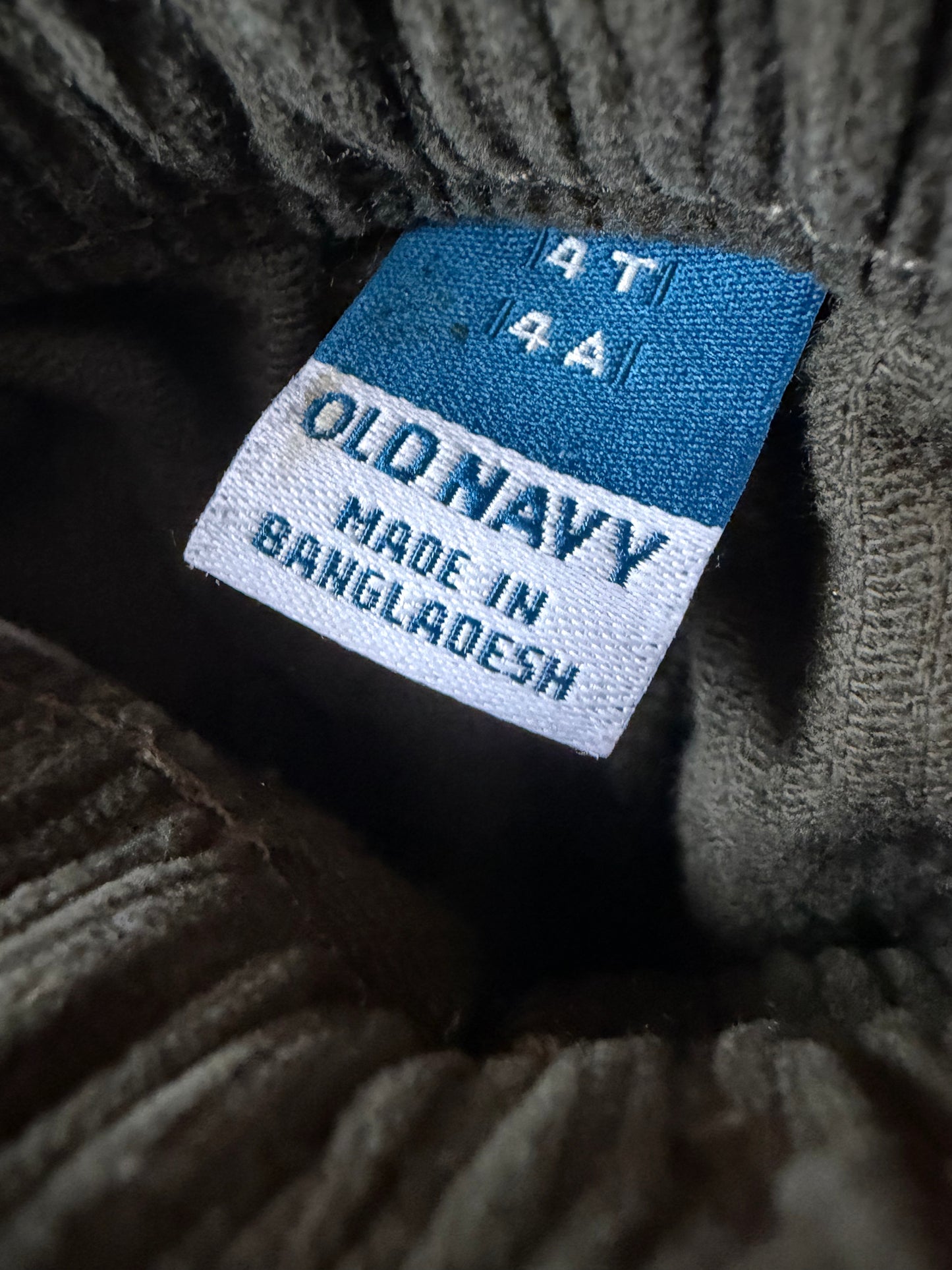 Olive Corduroy Pants / 4T