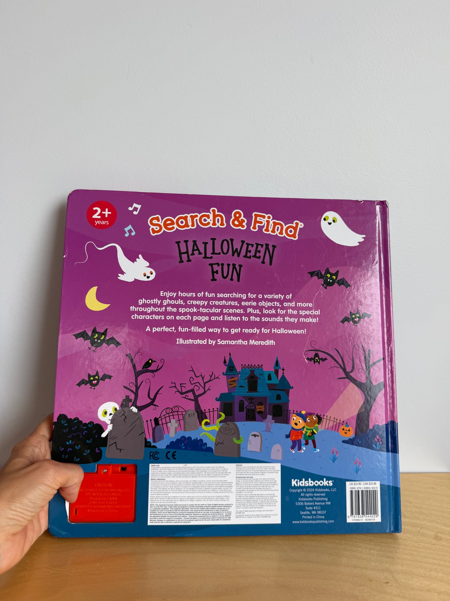 Search & Find Halloween Fun Book / 2-5 years (No Shipping)