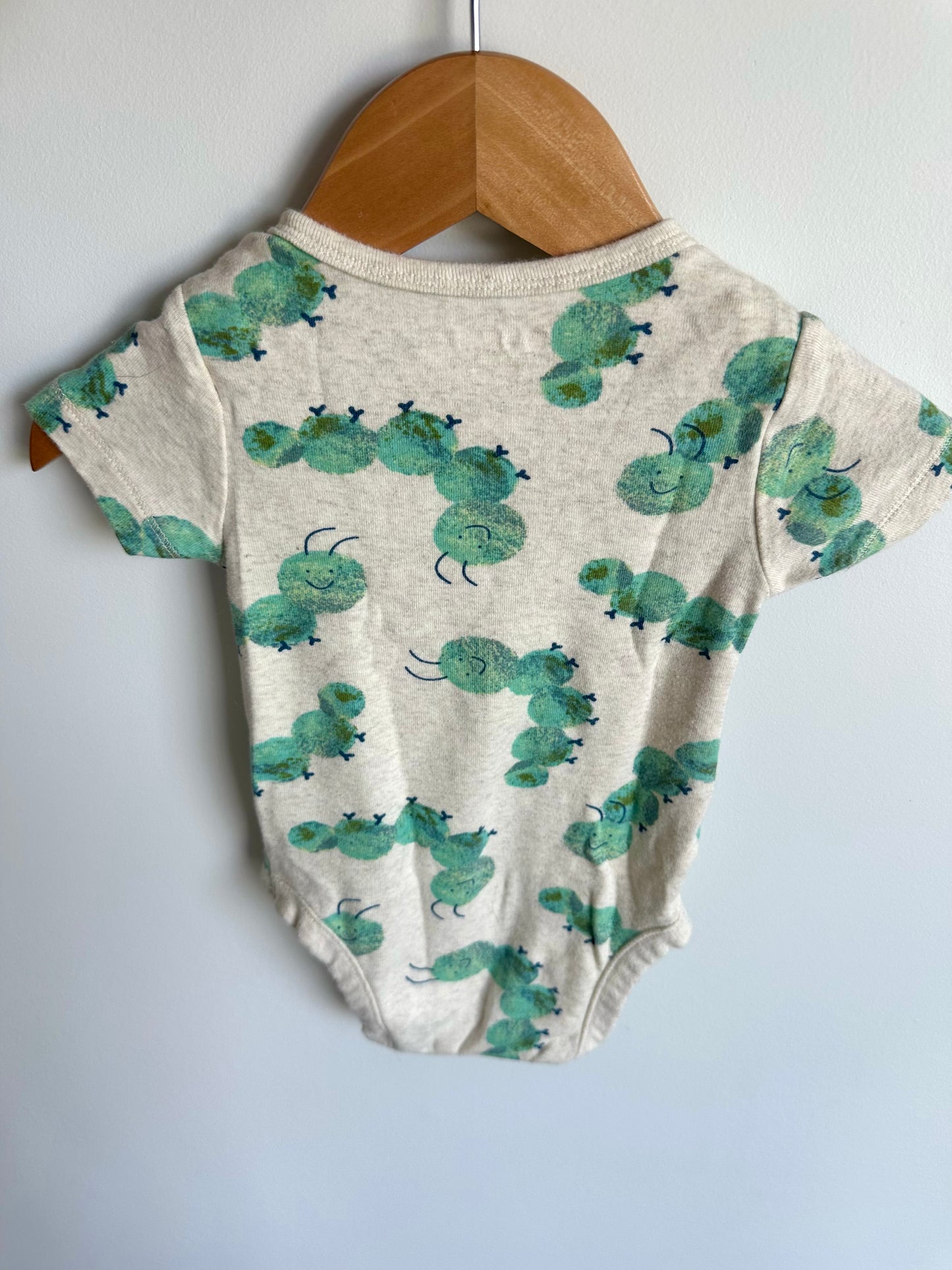 Caterpillar Short Sleeve Bodysuit / 6-12m