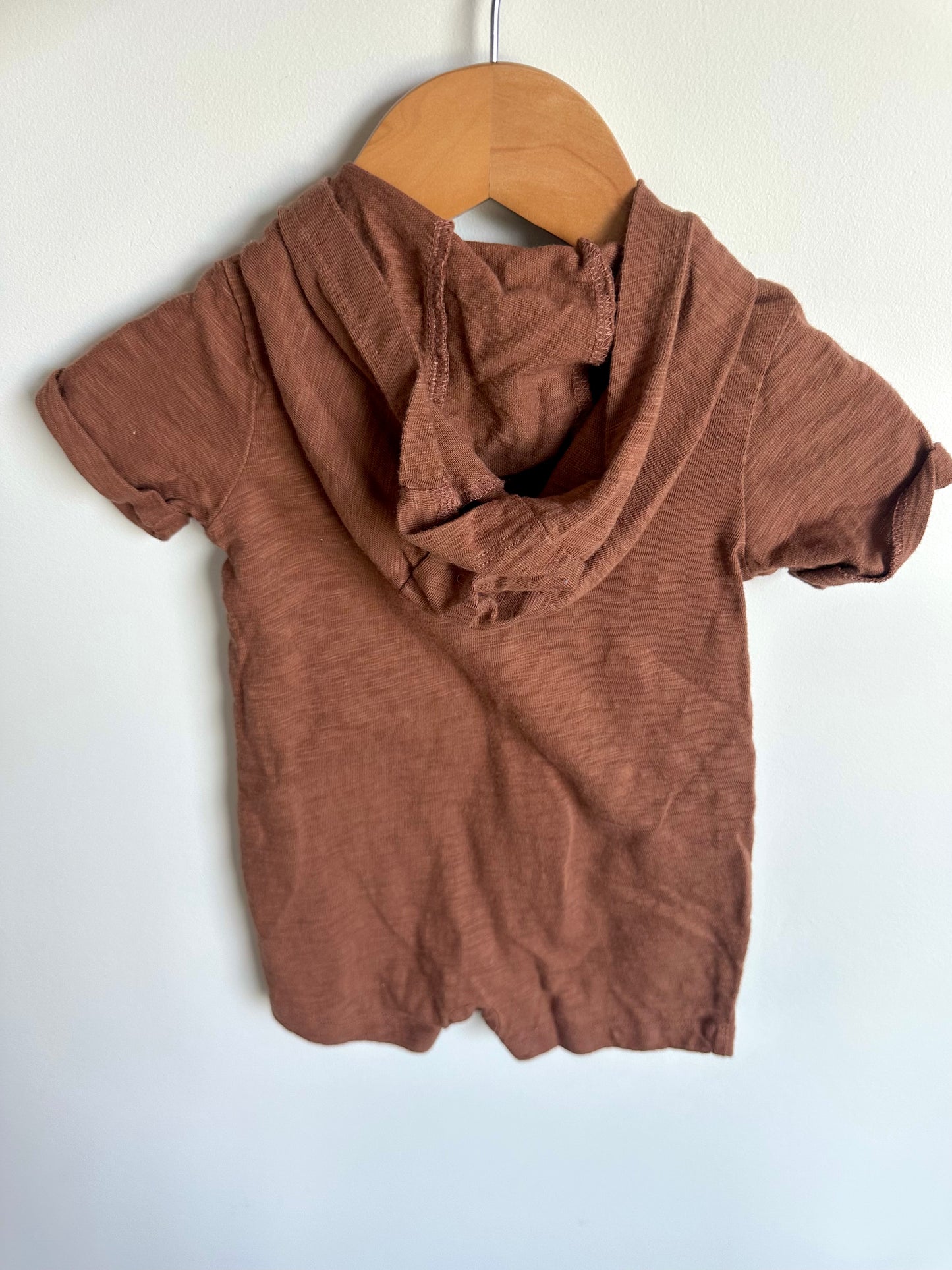 Hello Sun Brown Romper / 9m