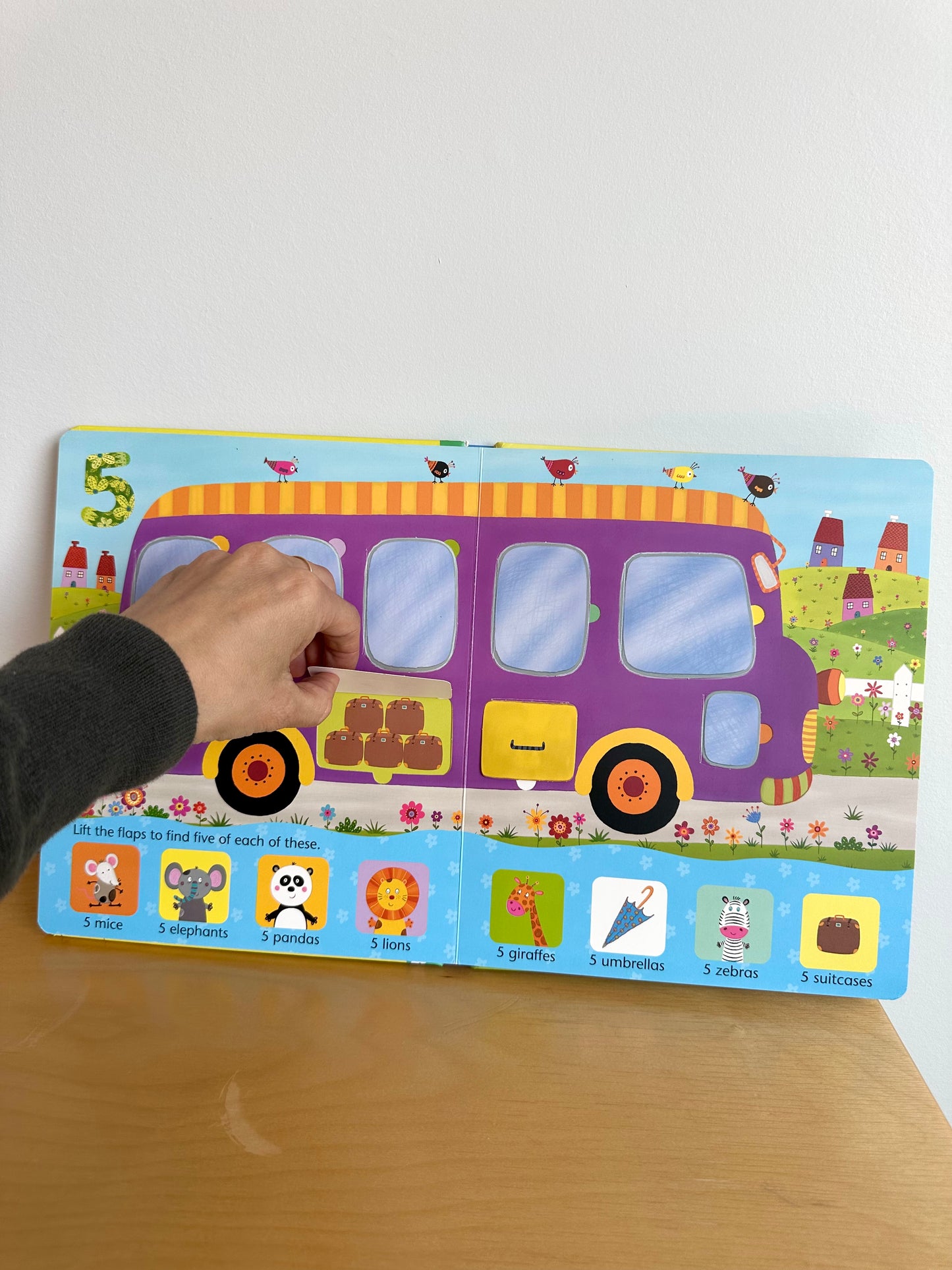 Lift the Flap Counting Hardcover Book / 0-3 years