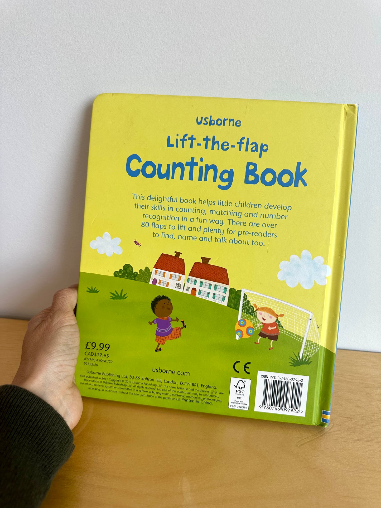Lift the Flap Counting Hardcover Book / 0-3 years