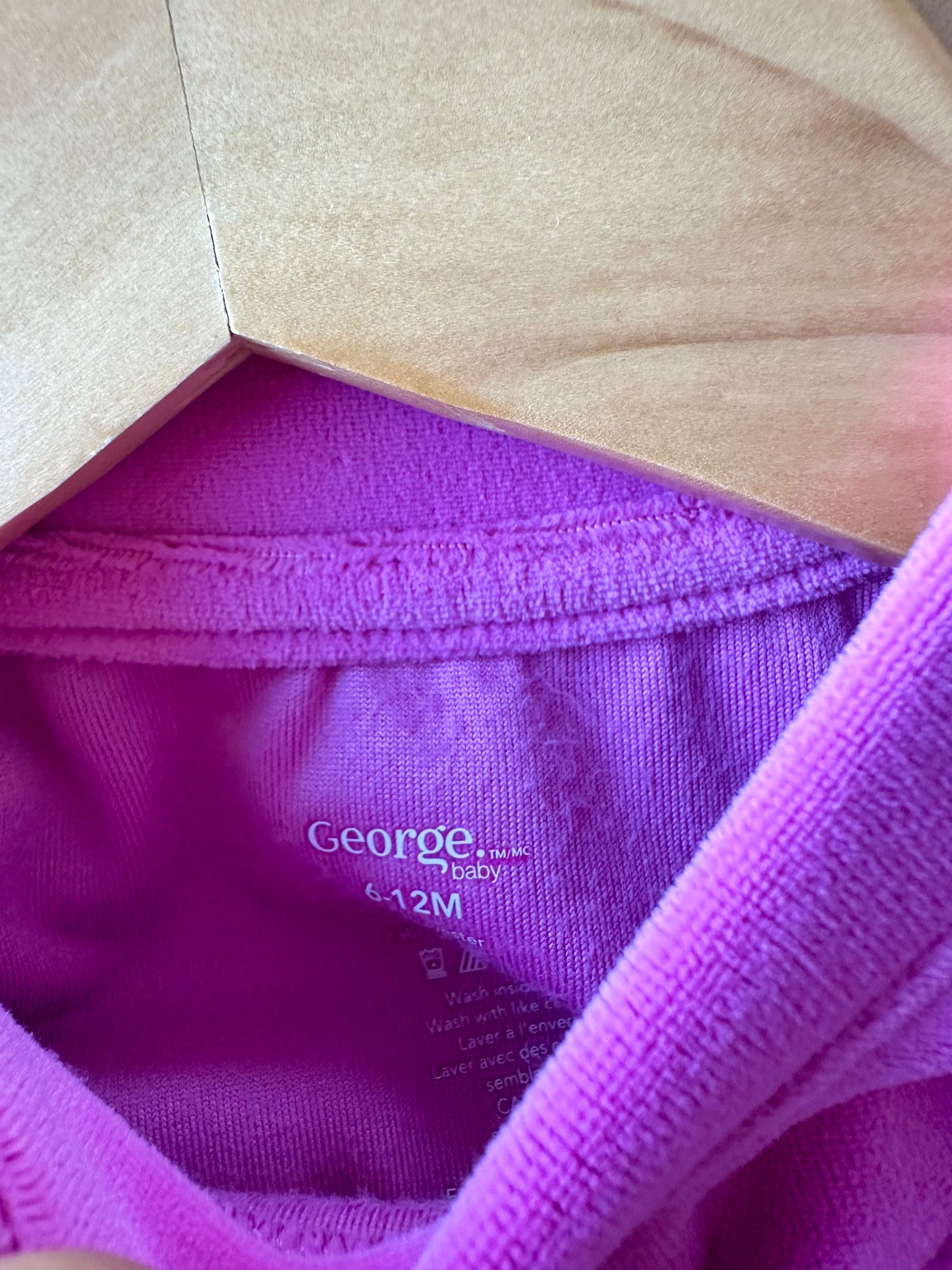 Fuchsia Sweater + Pants Set / 6-12m