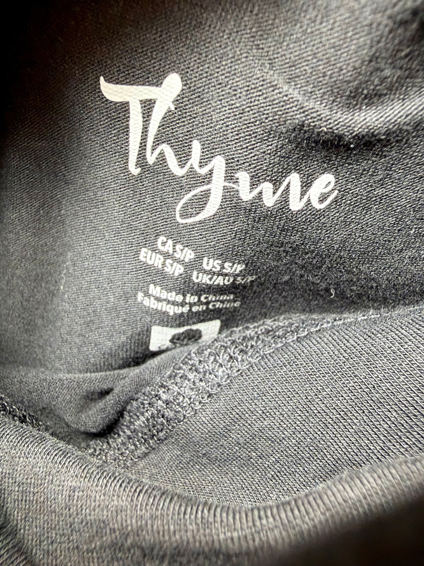 Thyme Maternity Black Skirt / Small