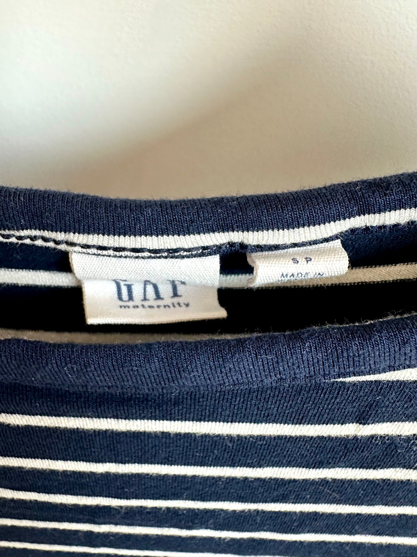 Gap Navy Stripe Maternity or Nursing Dress / S