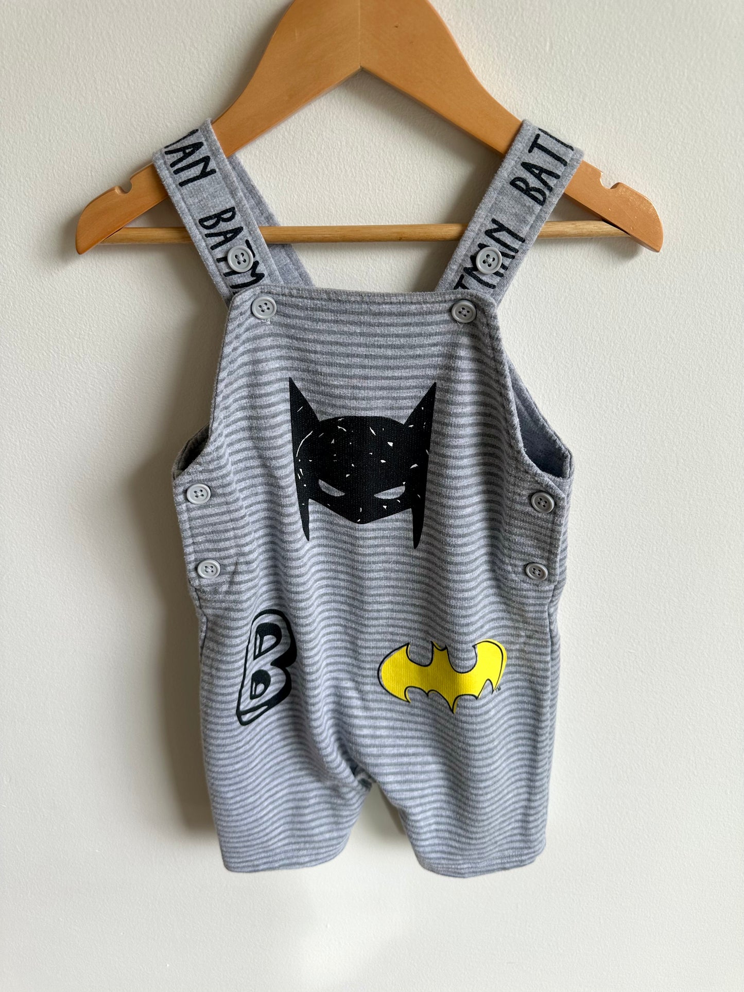 Grey Batman Overalls / 18-24m