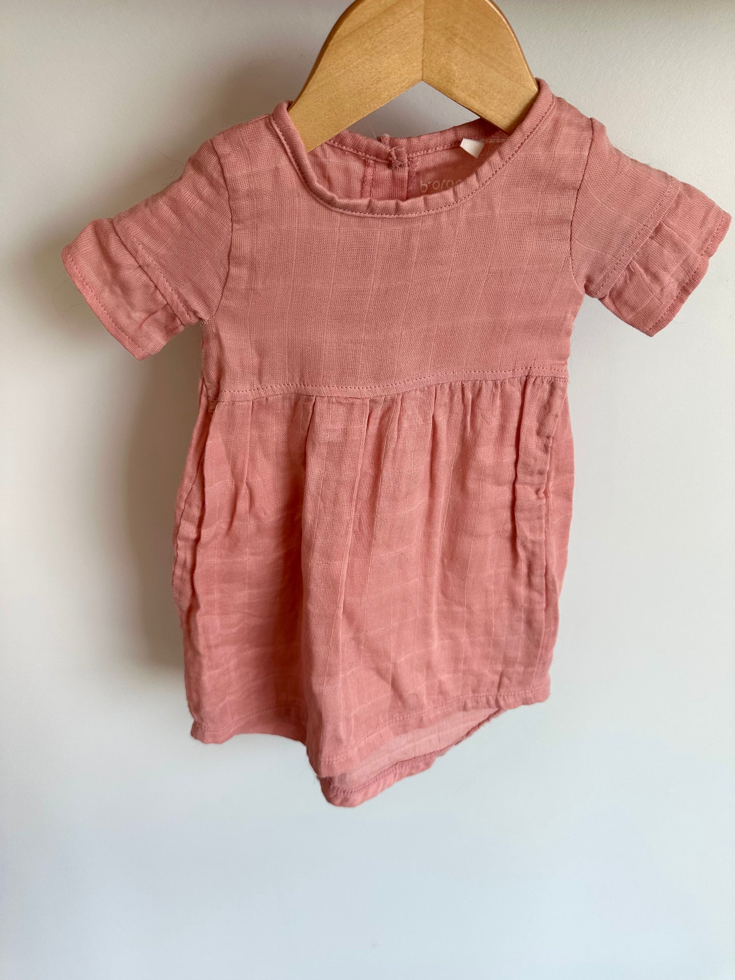 Blush Organic Cotton Dress / 6m