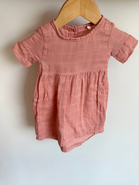Blush Organic Cotton Dress / 6m