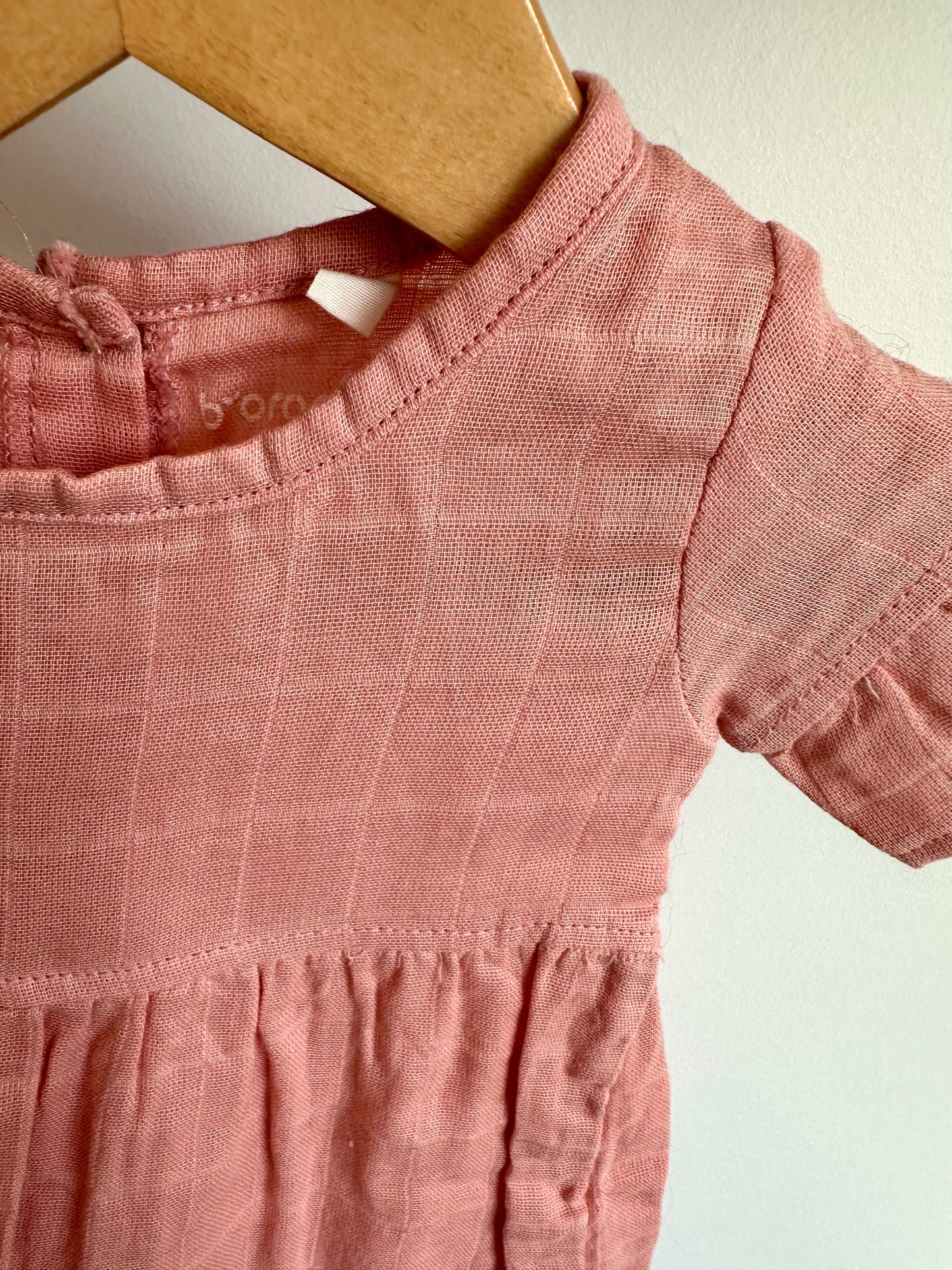 Blush Organic Cotton Dress / 6m