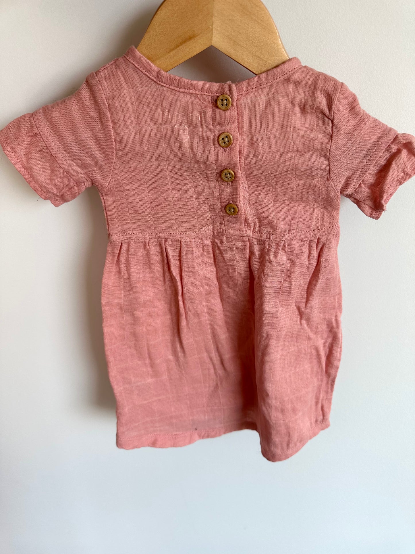 Blush Organic Cotton Dress / 6m