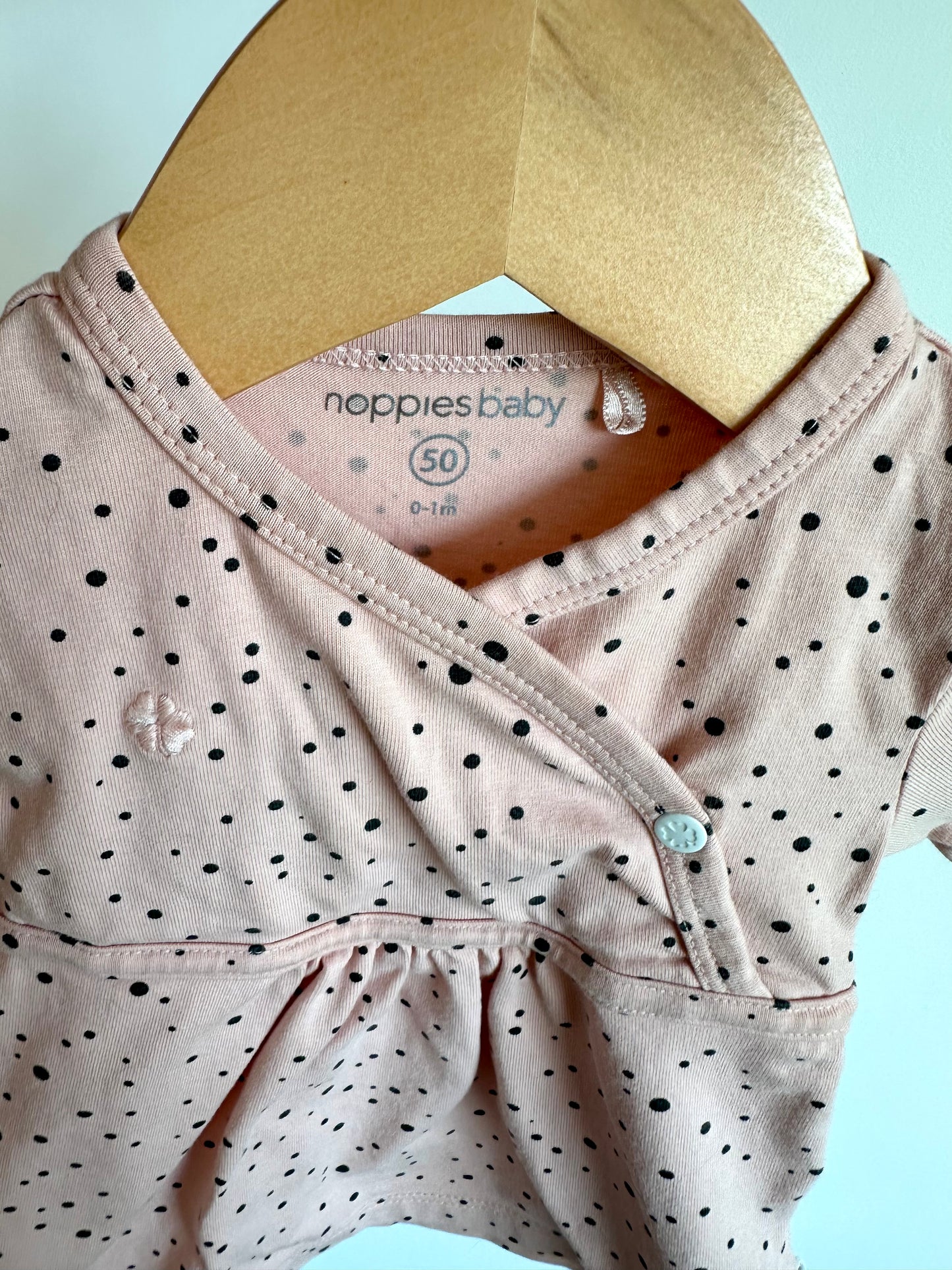 Noppies Blush Dotted Dress / 0-1m
