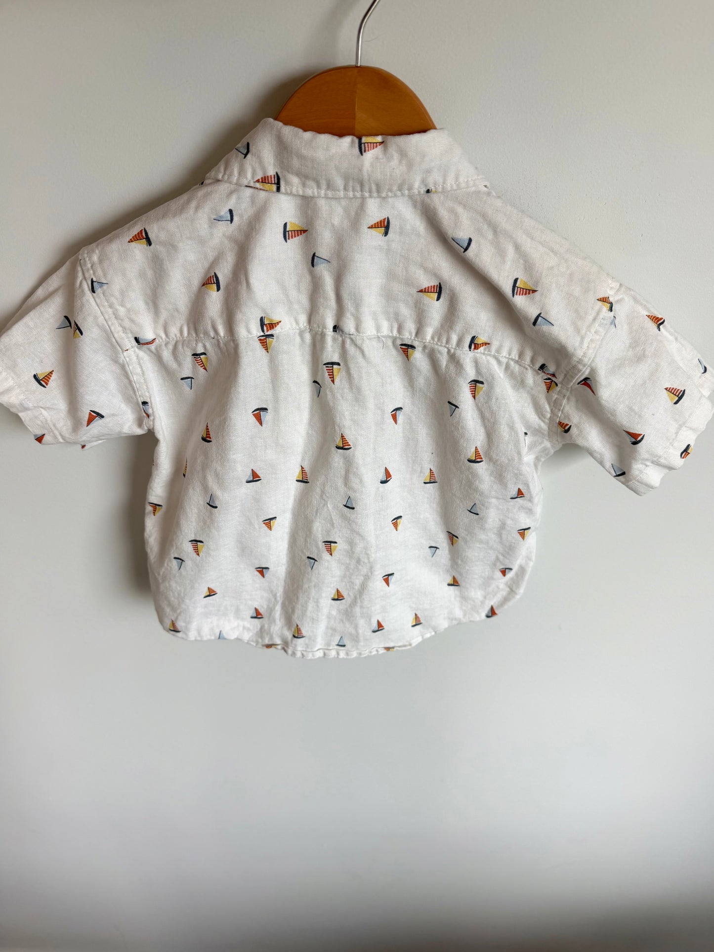 Sailboat Dress Shirt / 3T