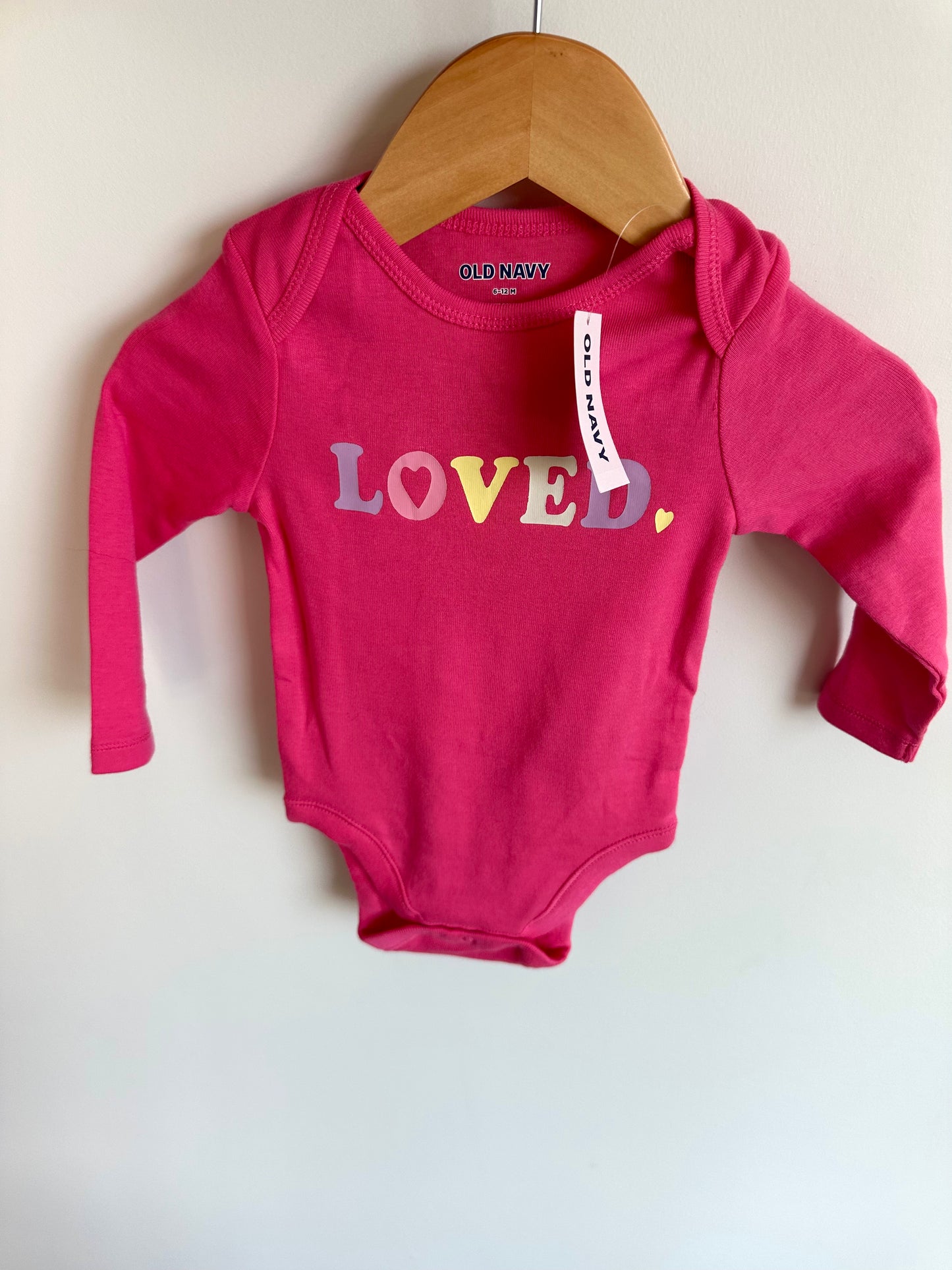 Loved Long Sleeve Bodysuit (With Tags) / 6-12m