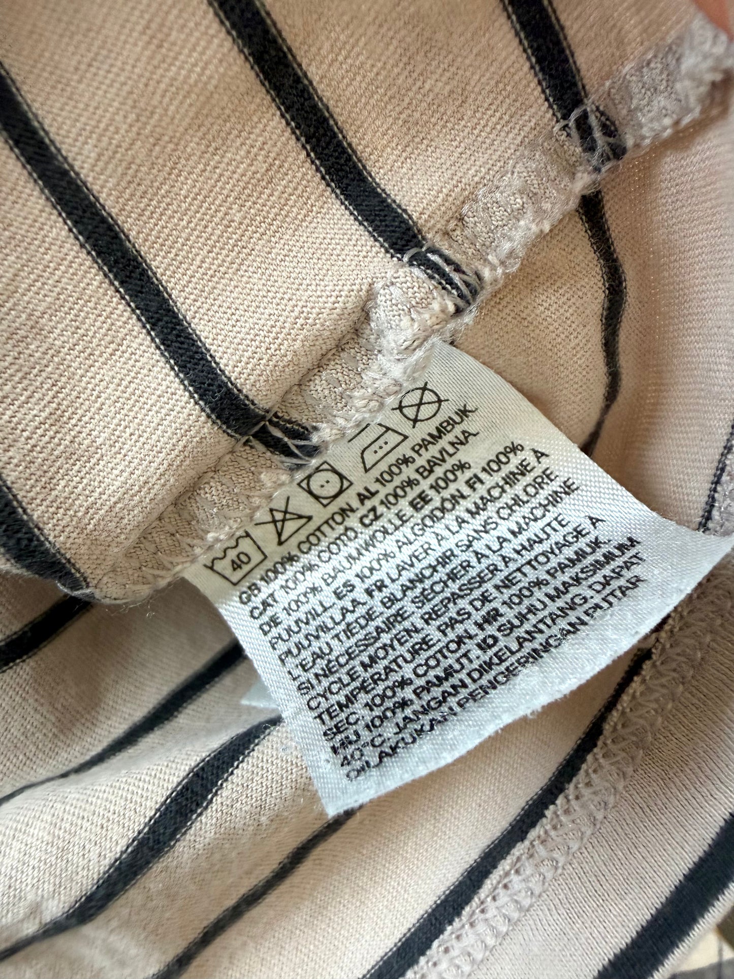 H&M Striped Long Sleeve / 18-24m