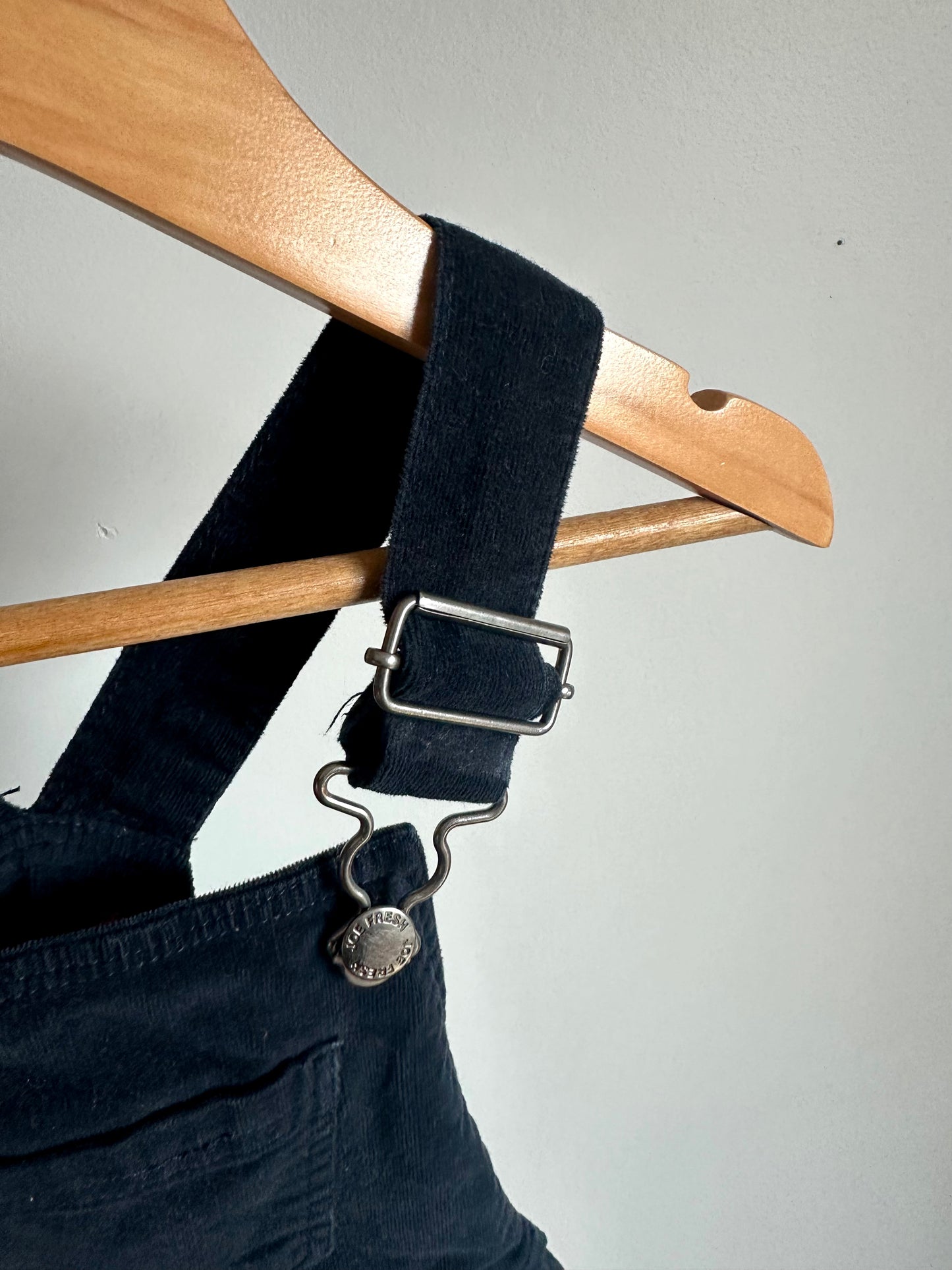 Black Overall Dress / 3T