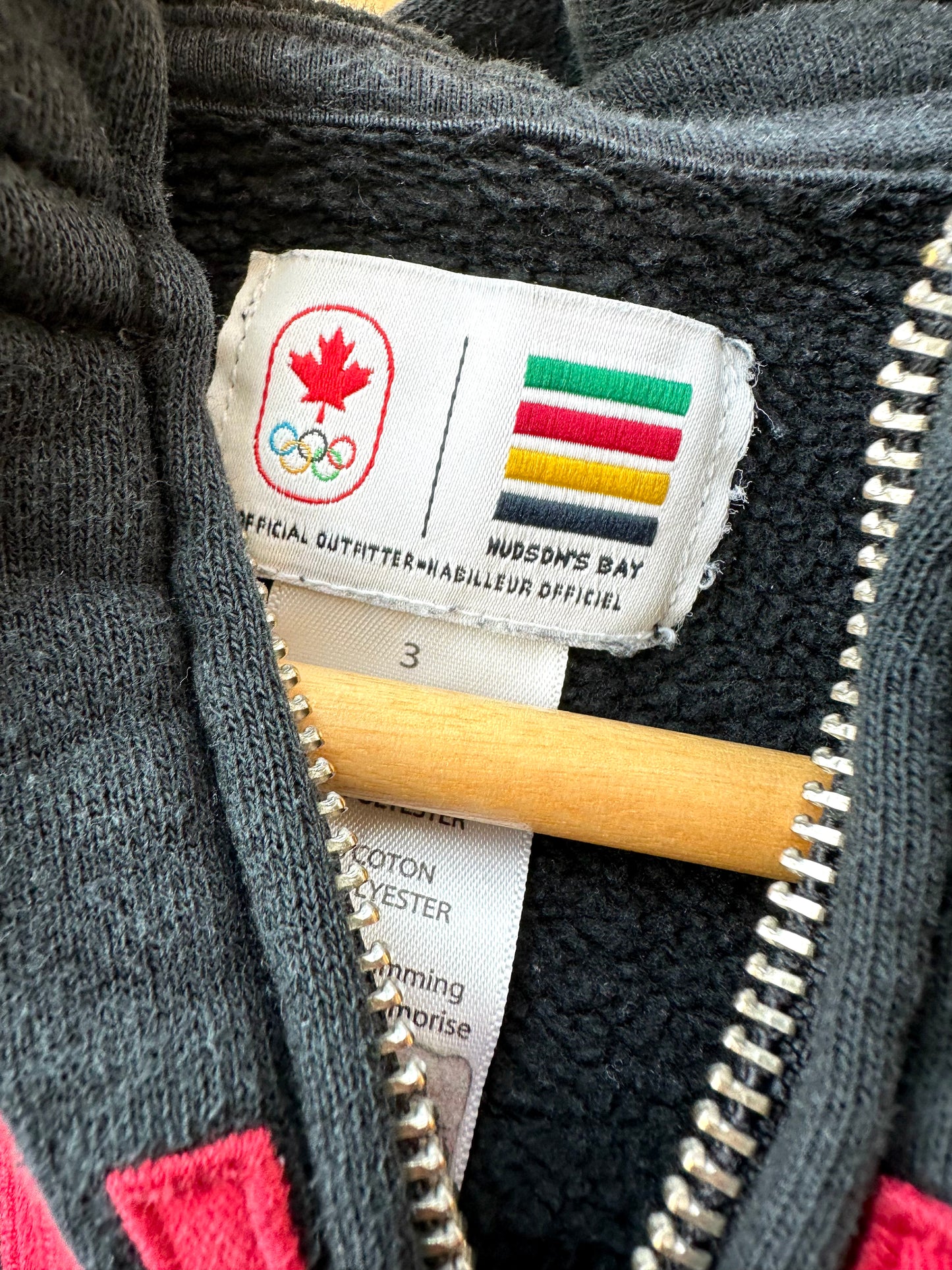 Canada Black Hoodie / 3T