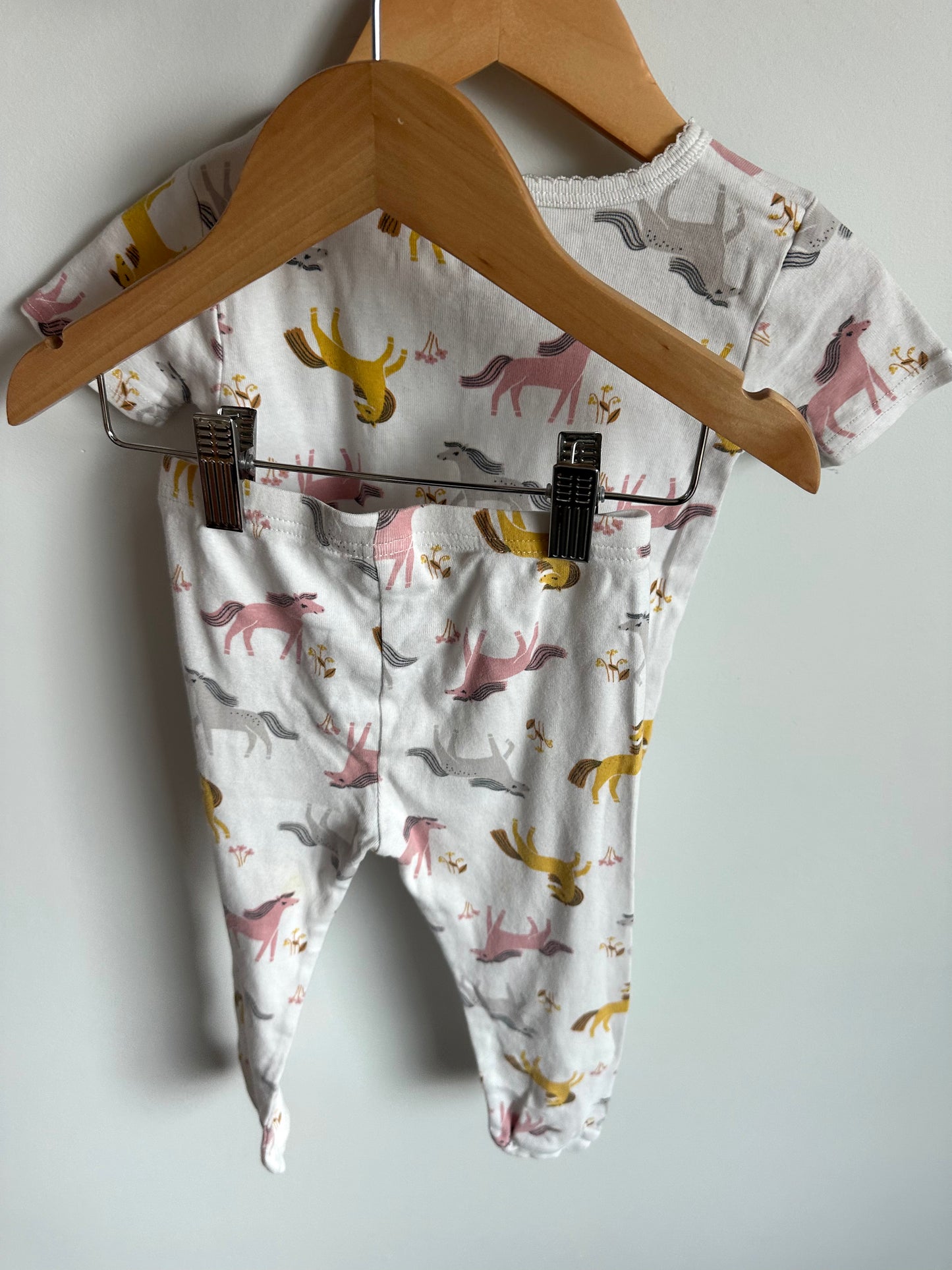 Horse Short Sleeve PJ Set / 2T