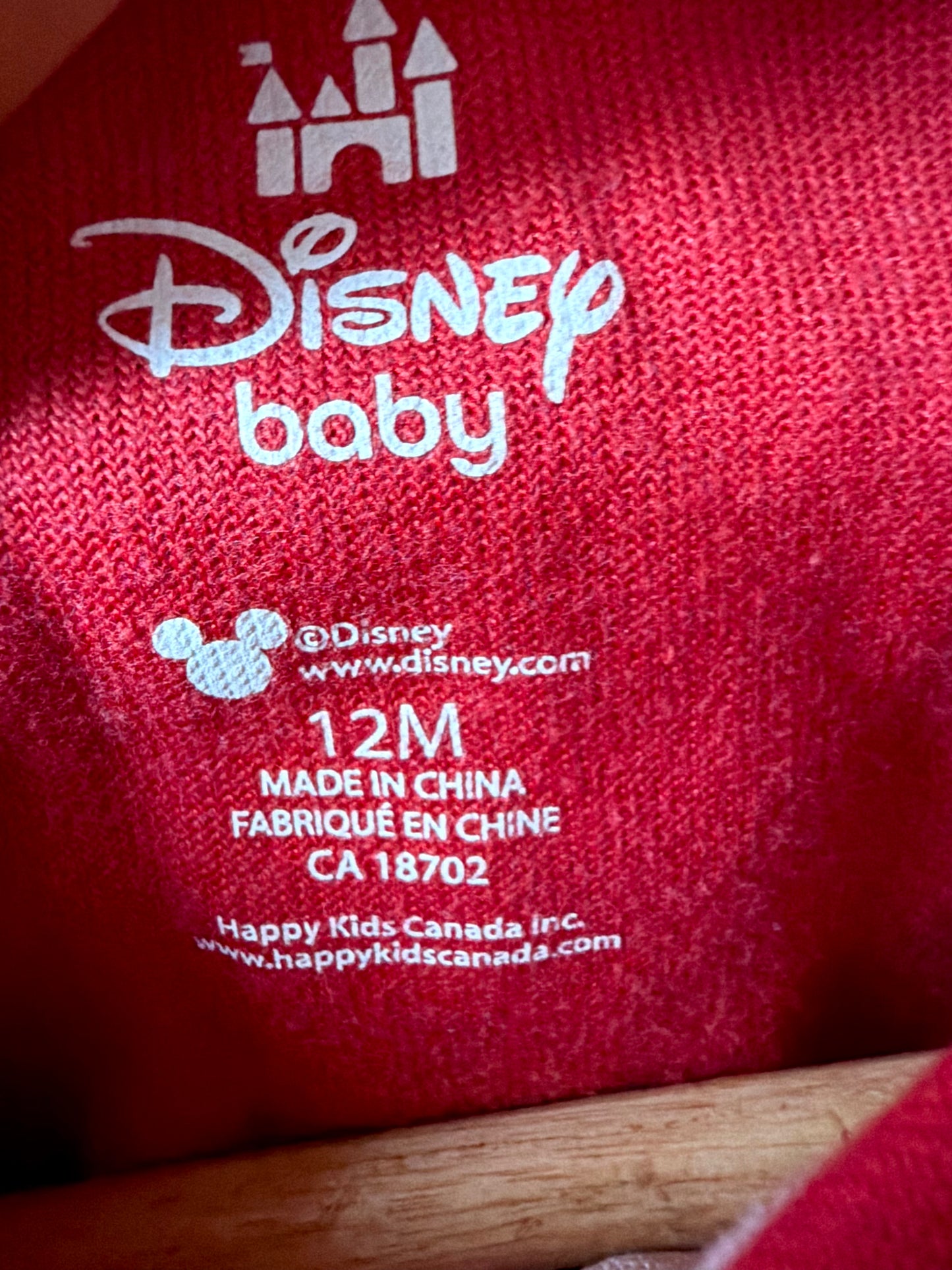 Minnie Red Sleeper / 12m
