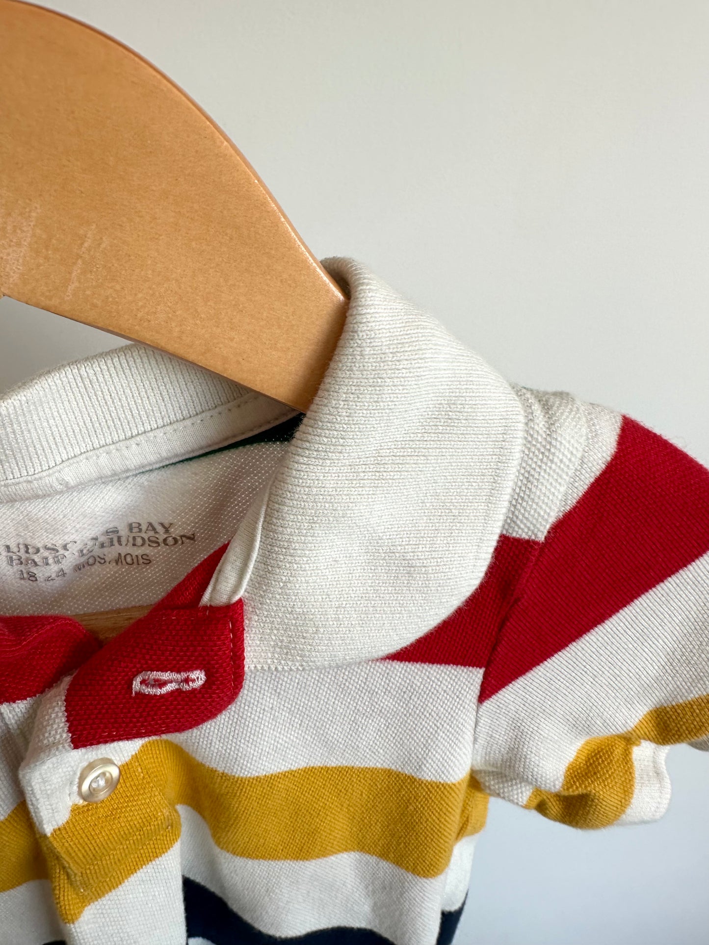 Hudson Bay Strip Golf Top / 18-24m